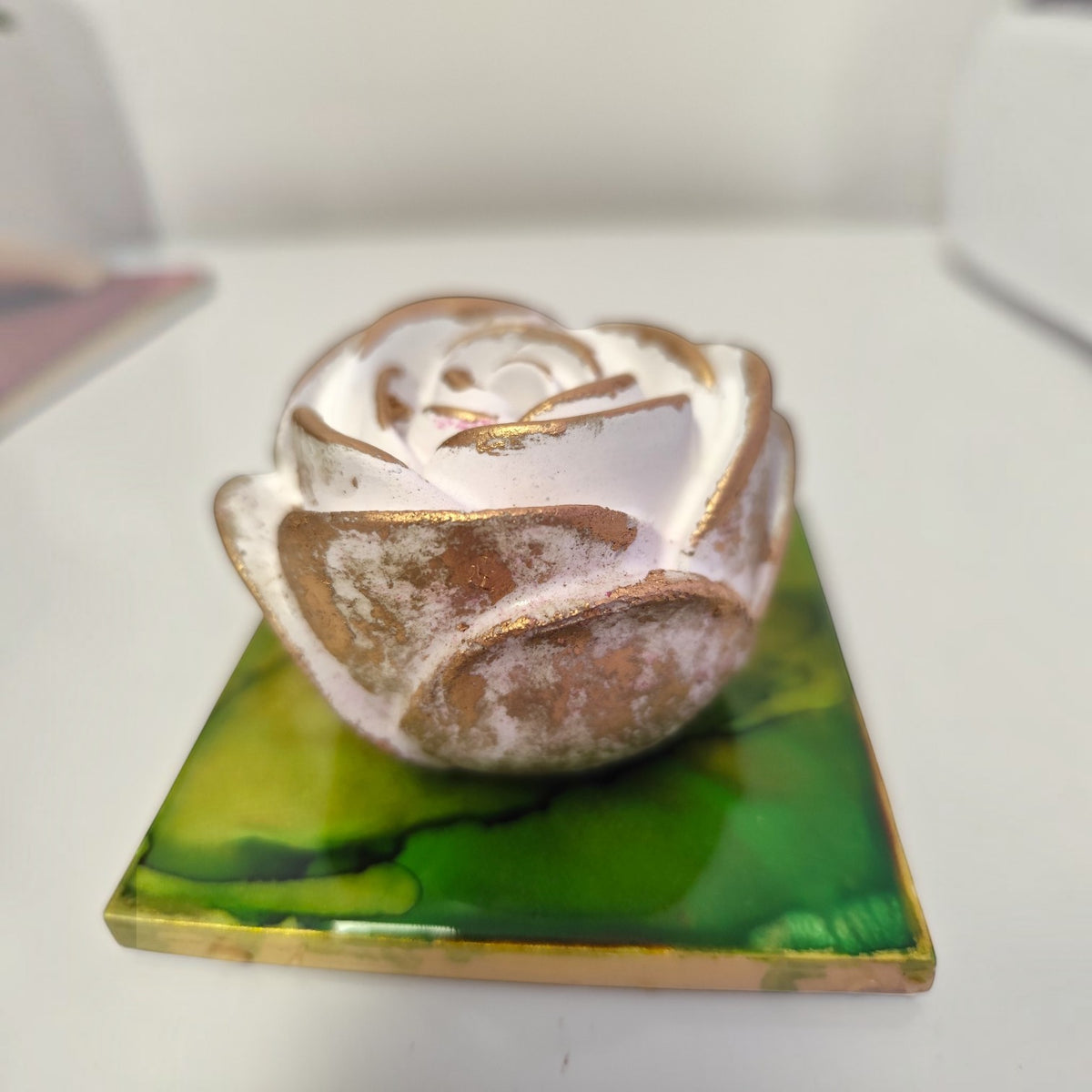 Boho Fragrance Stone Coaster Set