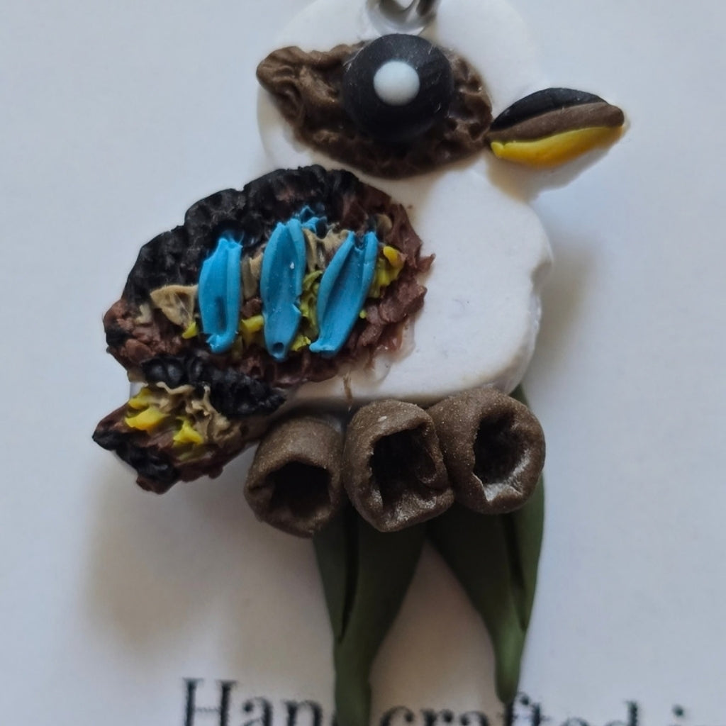Australian Kookaburra Earrings/ Handmade Lightweight Native Australian Jewellery