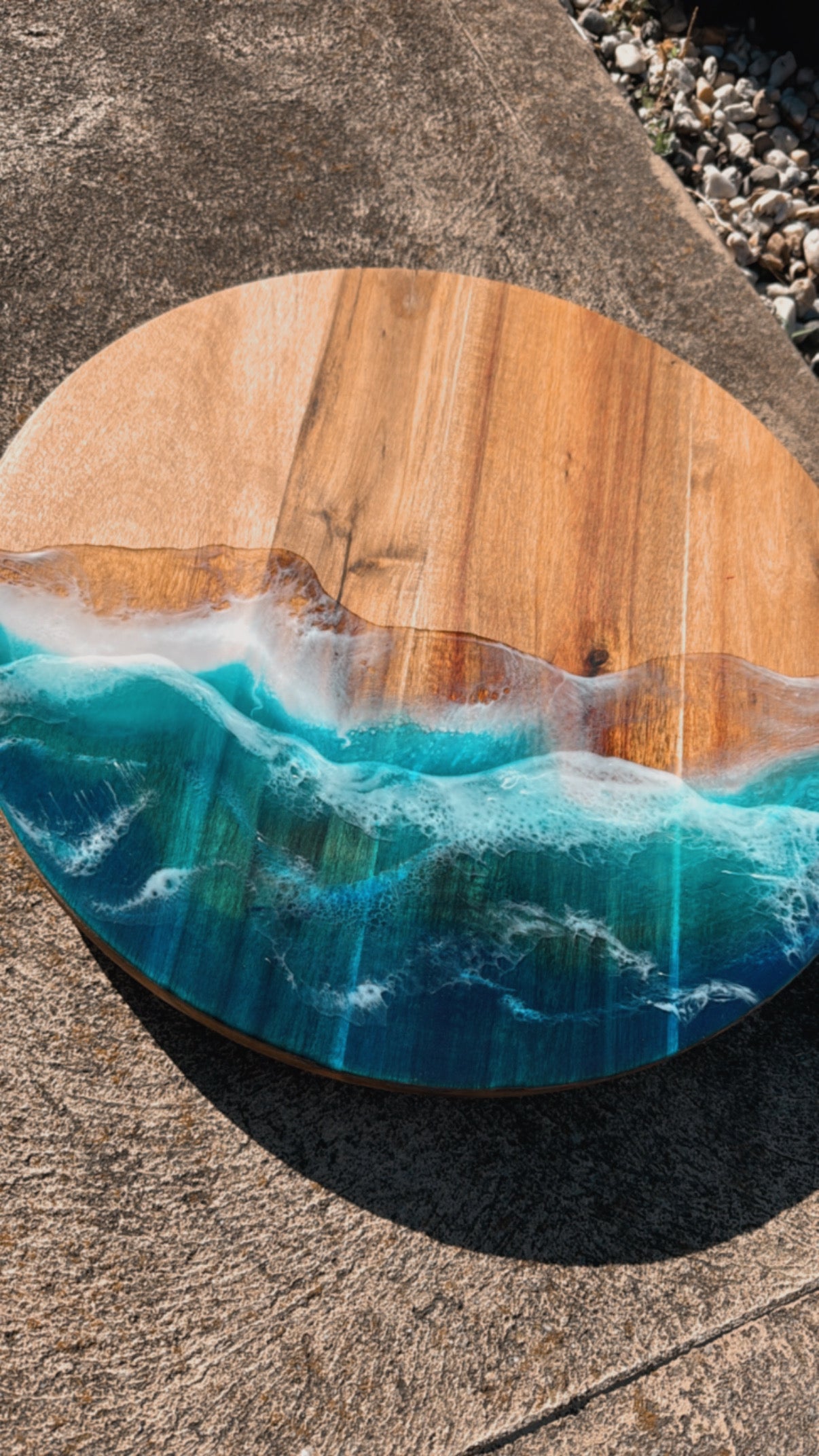 Ocean waves | lazy Susan | home decor | Mother’s Day gift | engraved | gift ideas