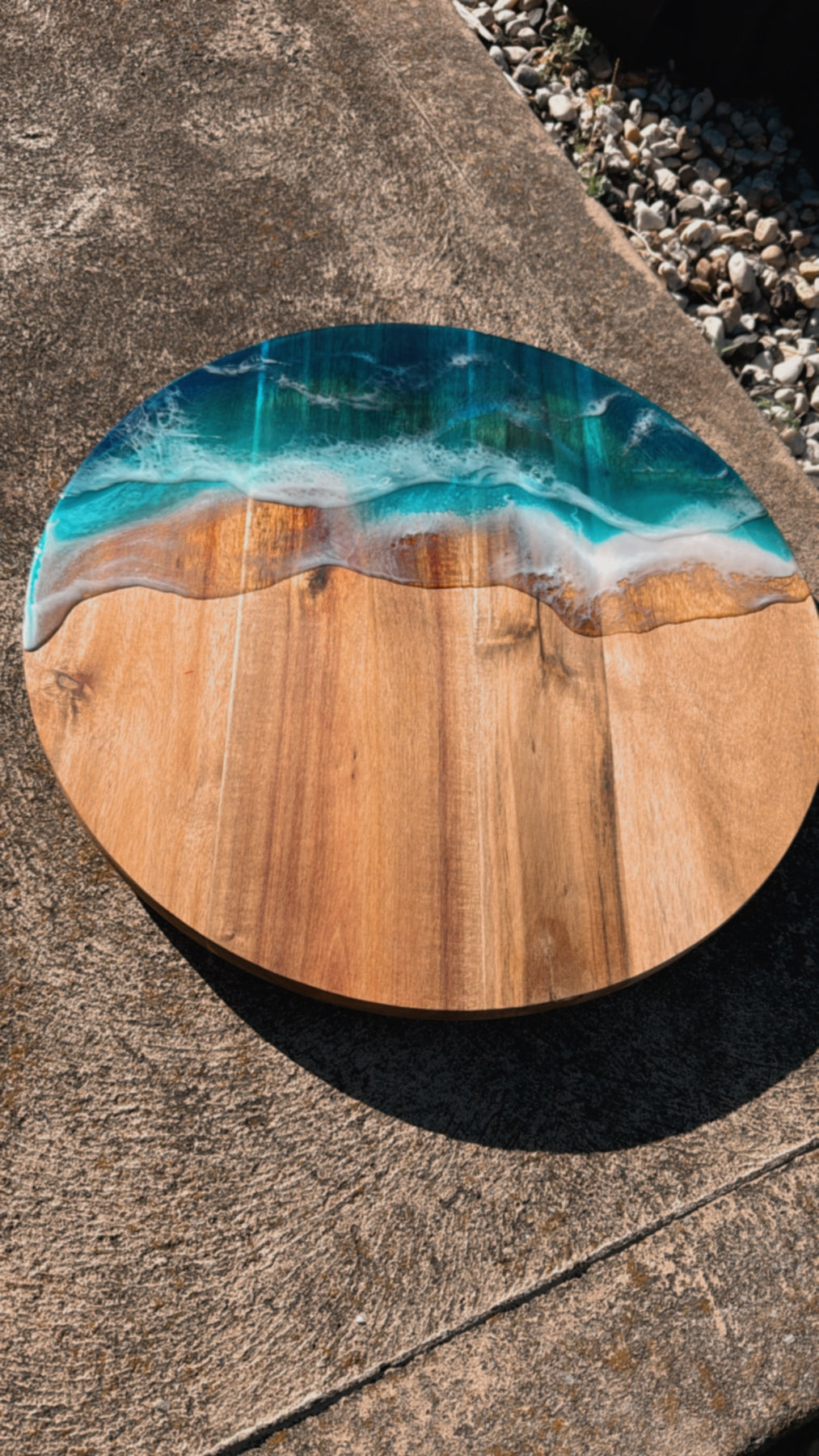 Ocean waves | lazy Susan | home decor | Mother’s Day gift | engraved | gift ideas