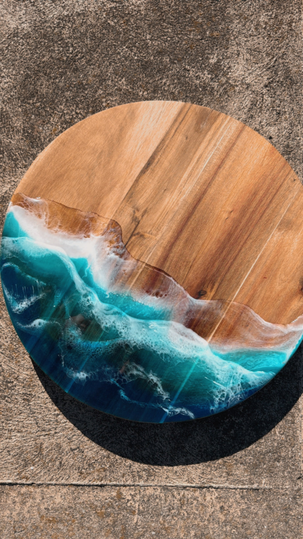 Ocean waves | lazy Susan | home decor | Mother’s Day gift | engraved | gift ideas