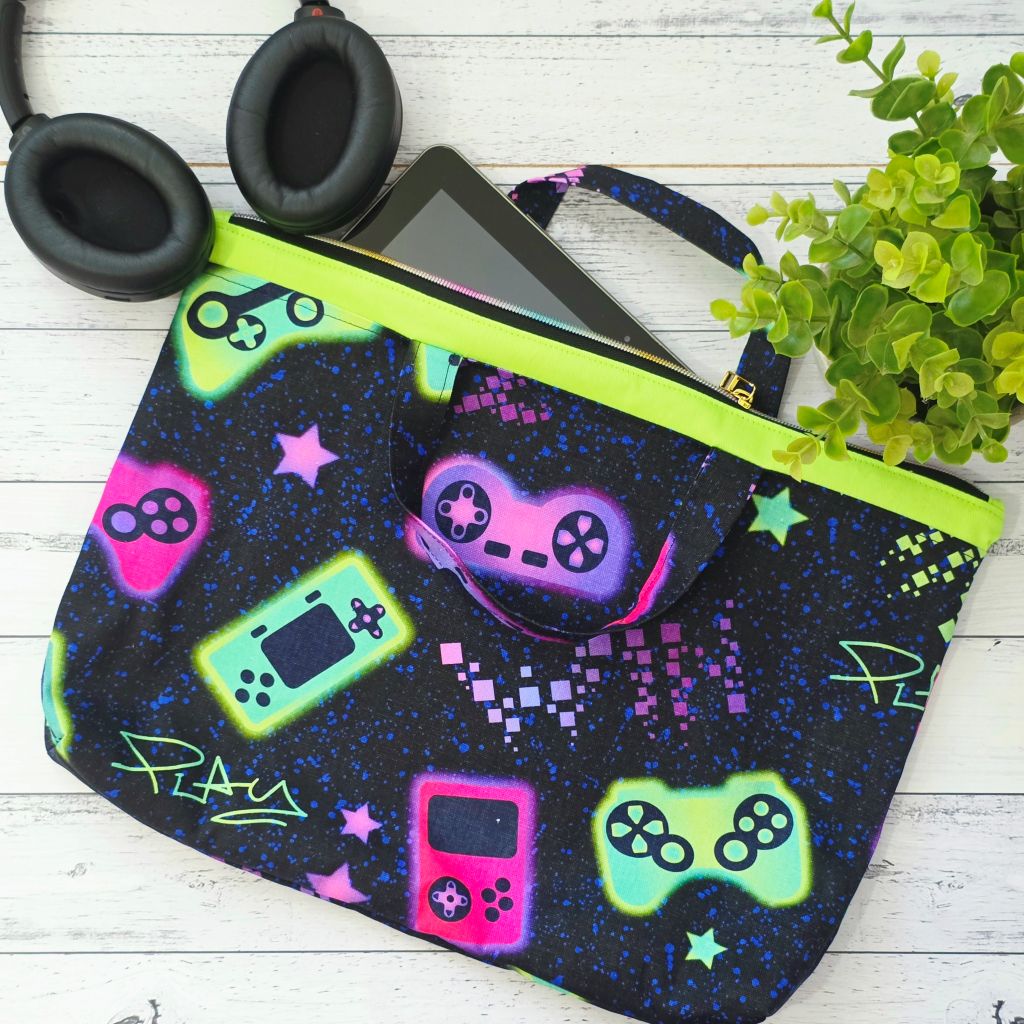 Video Games Book Bag / Library Bag