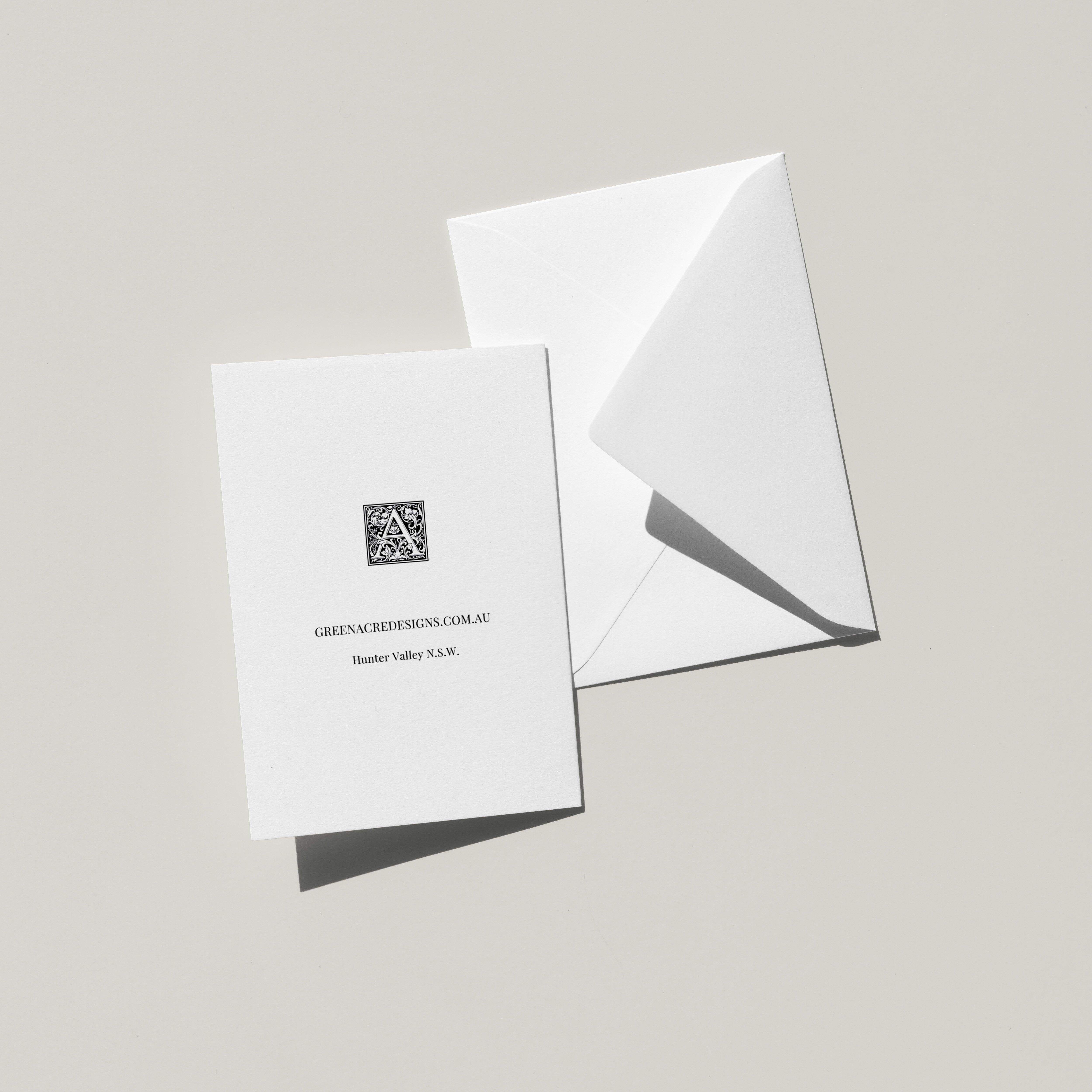 Gentle Thoughts Garden Floral Blank Greeting Card