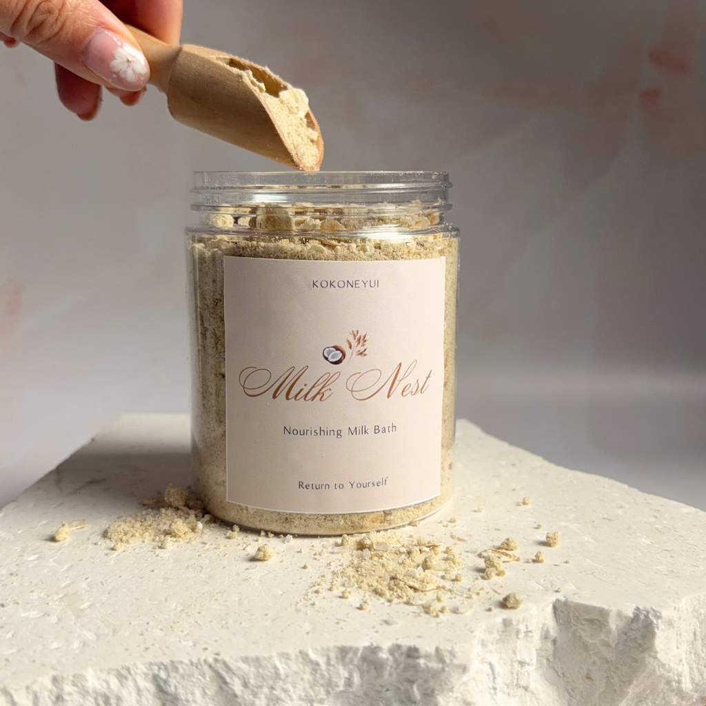 Milk Nest Bath Milk | Coconut, Rice Bran & Oat Mineral Bath Soak
