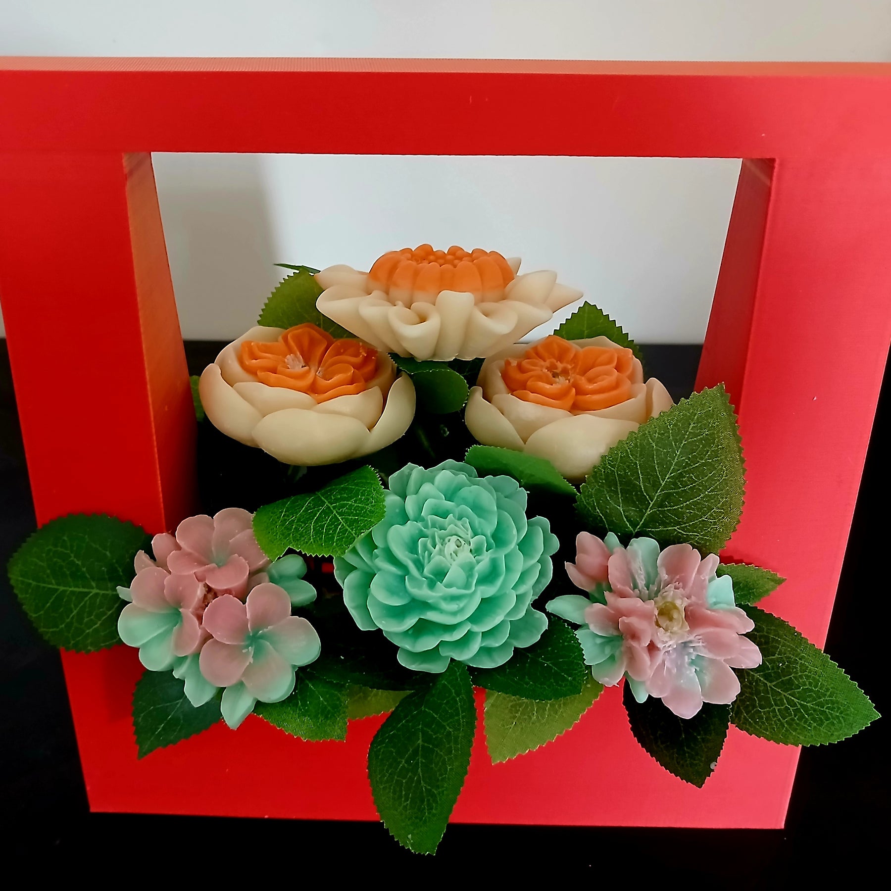 Box Handle Bouquet Japanese Cherry Blossom