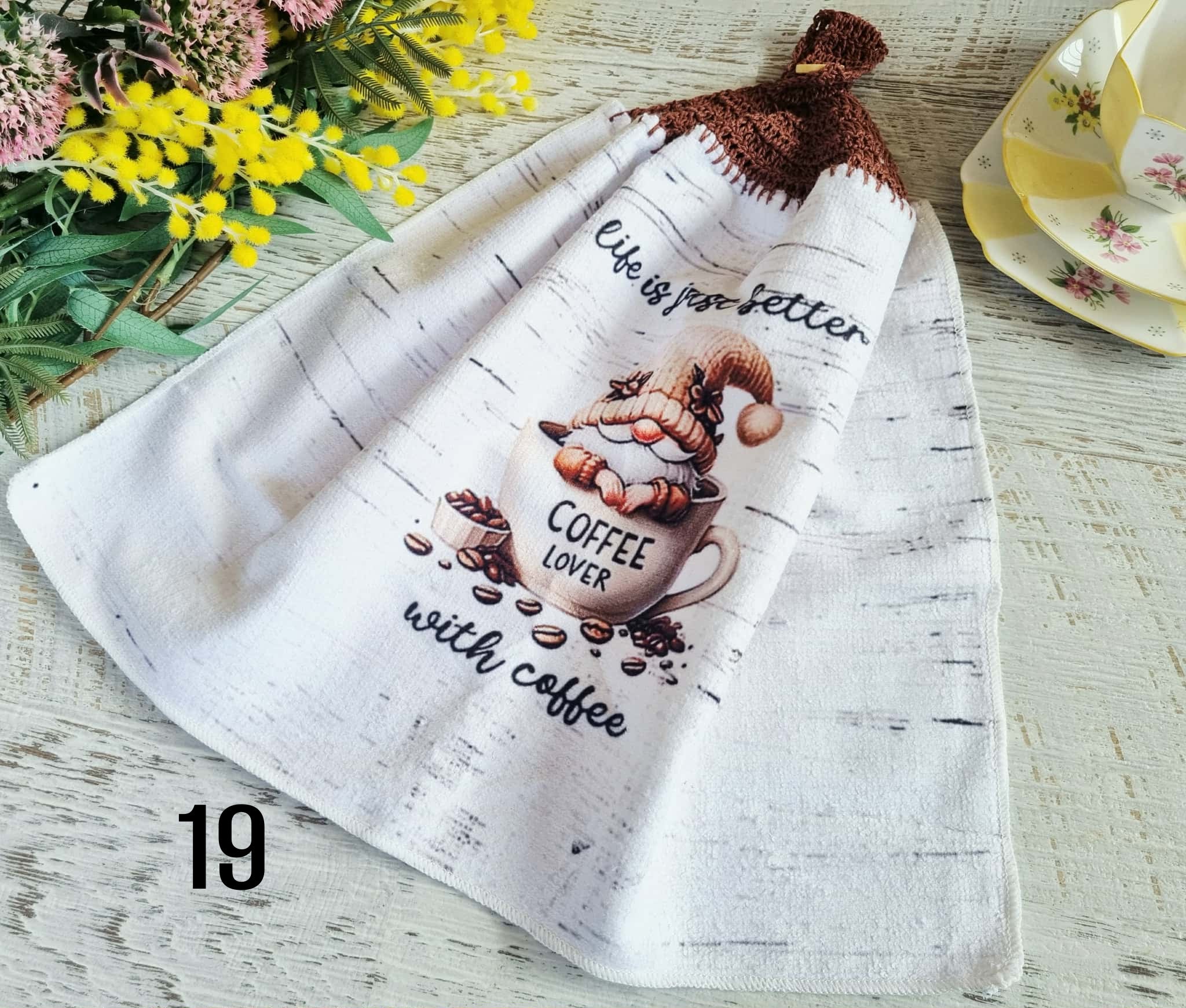 Kitchen Hand Towel | Hanging | Polyester Microfibre | SINGLE LAYER | 9 Styles - 19 - 27