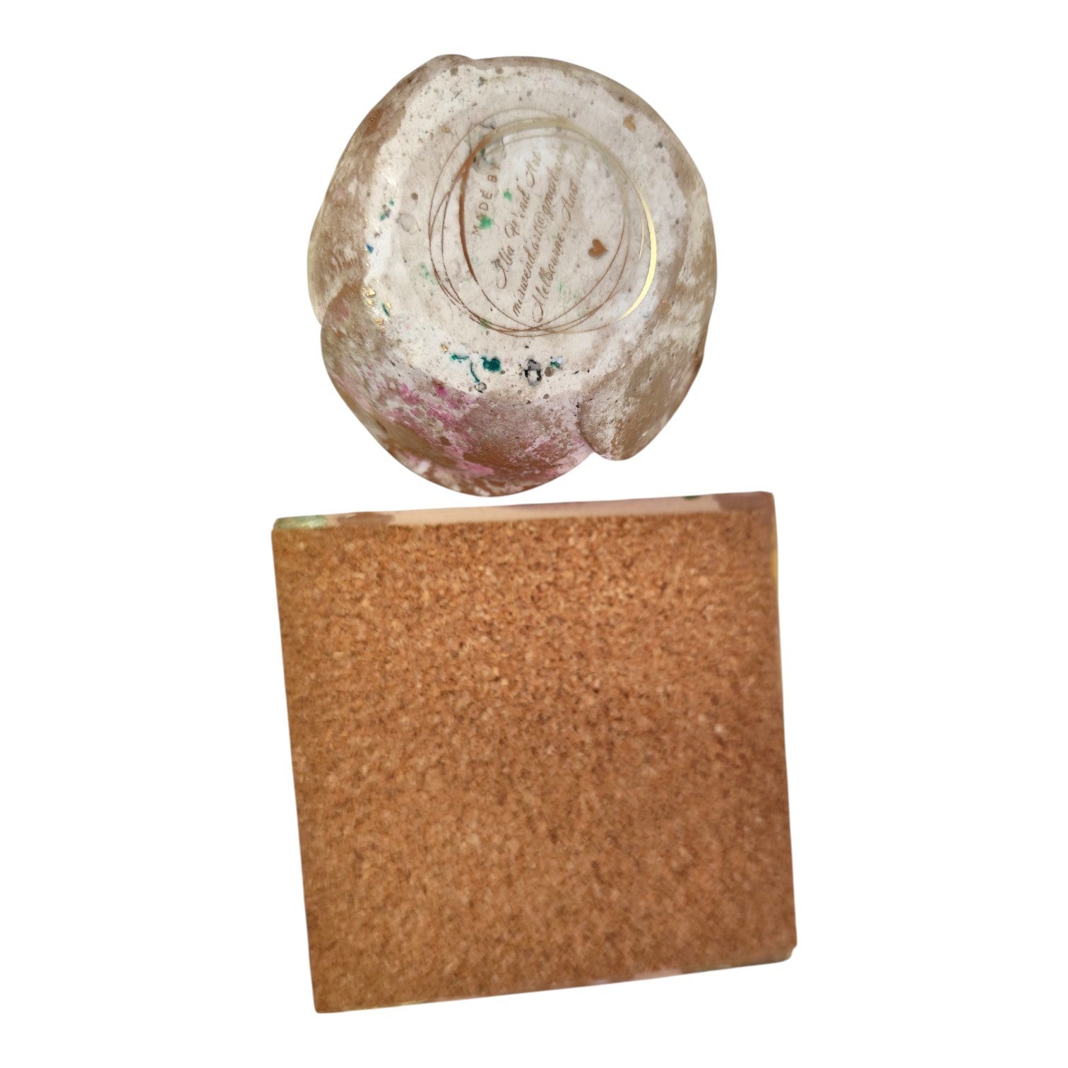 Boho Fragrance Stone Coaster Set