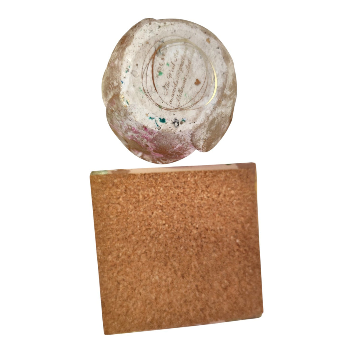 Boho Fragrance Stone Coaster Set