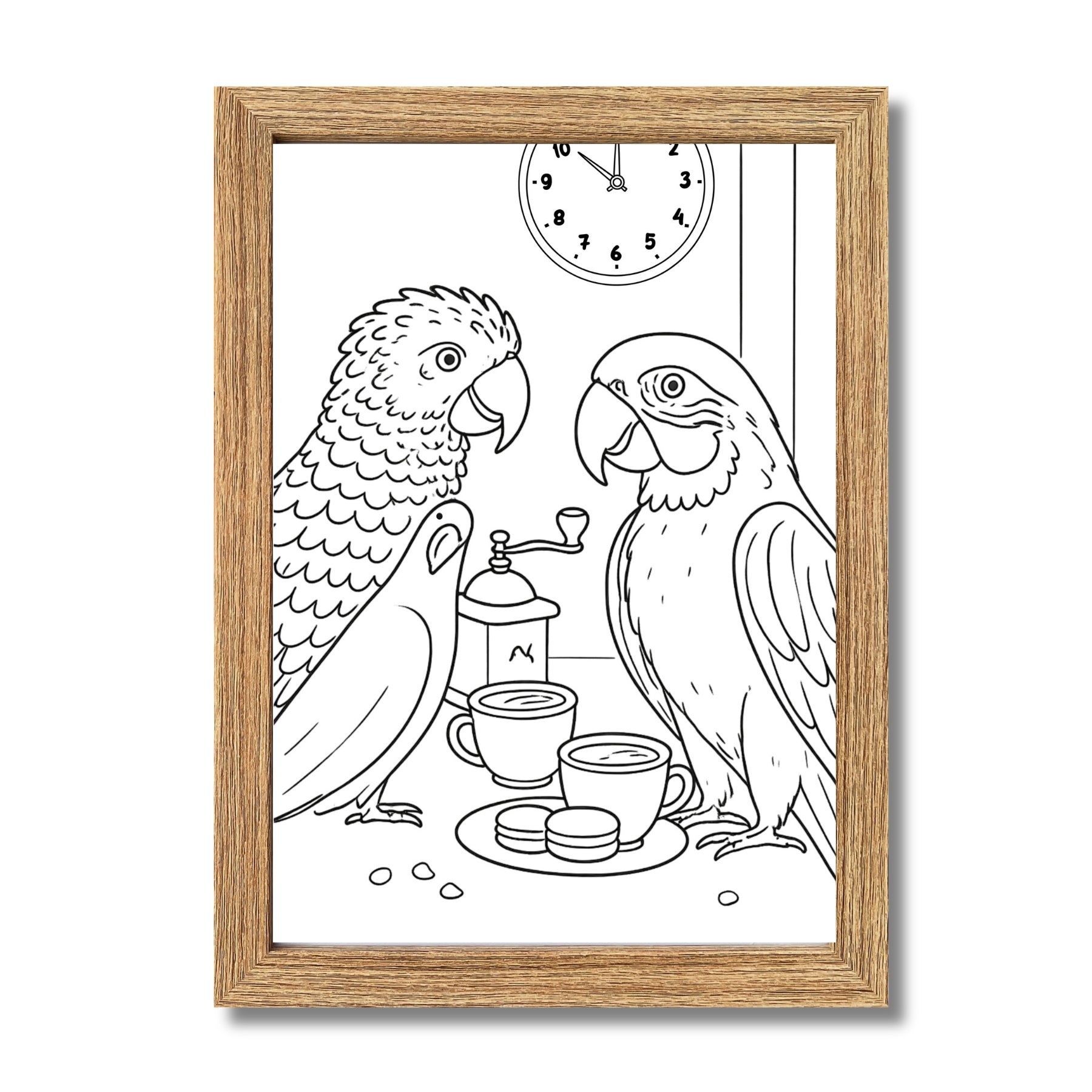 Framed A4 Bird Wall Art Print