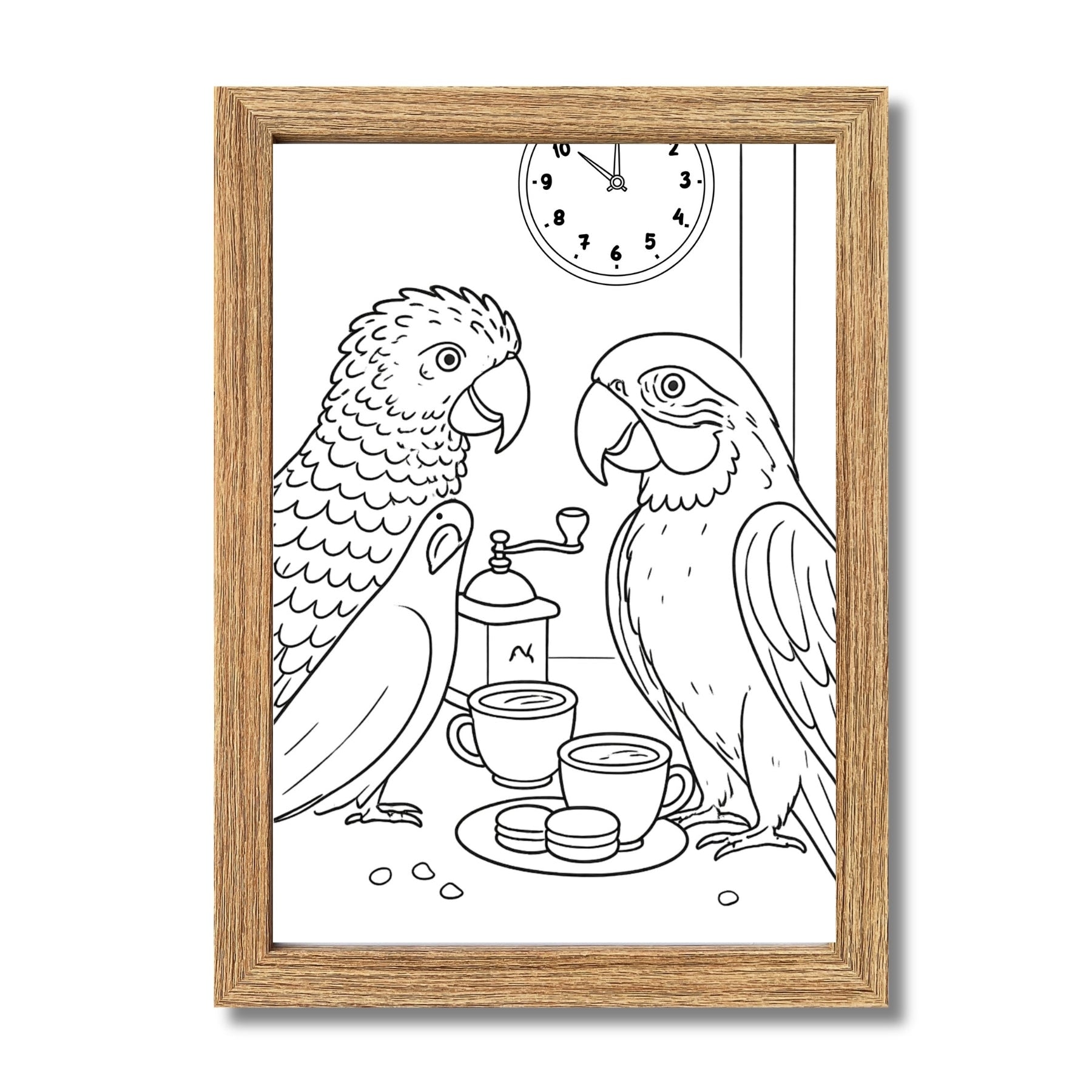 Framed A3 Bird Wall Art Print