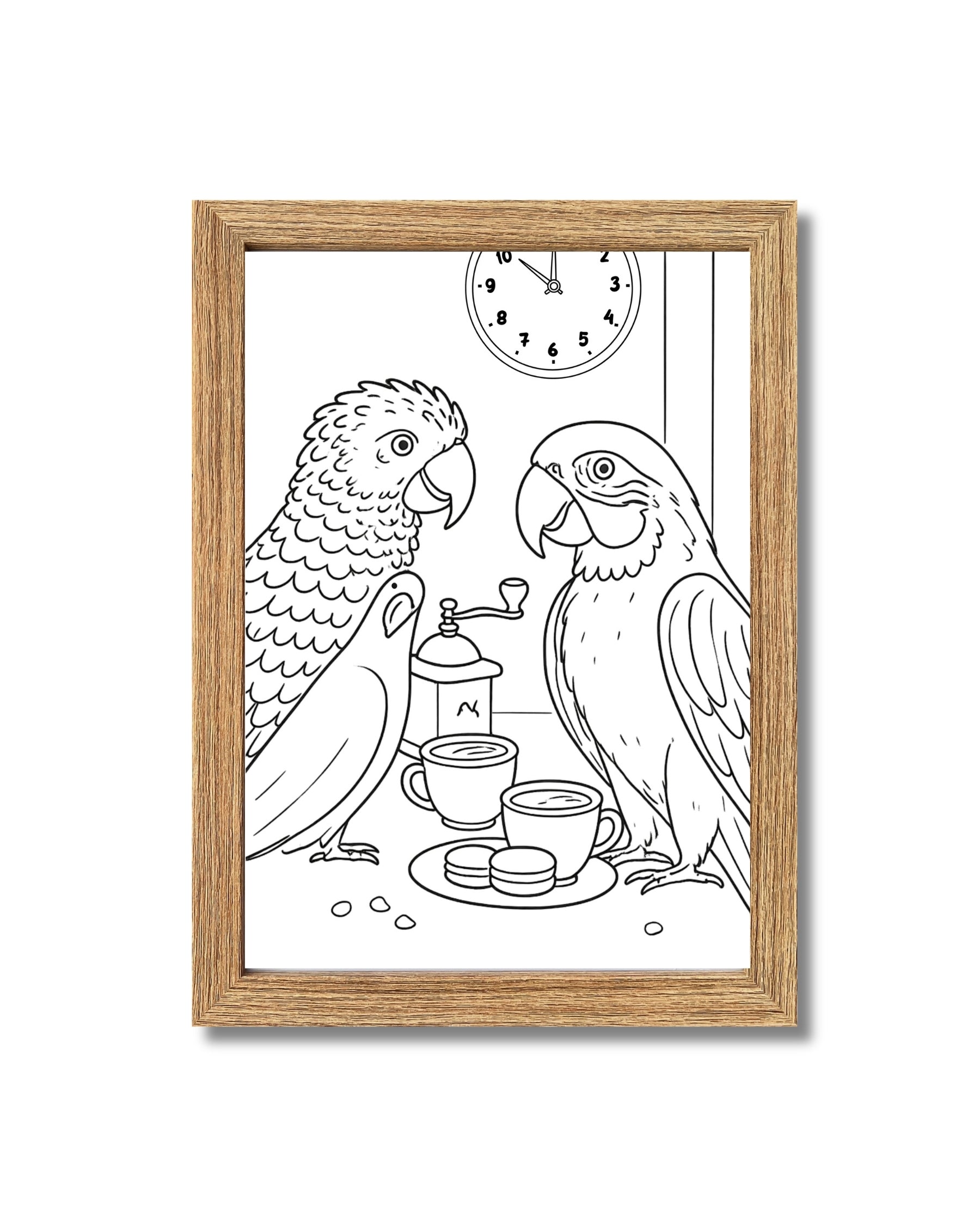 Framed A3 Bird Wall Art Print