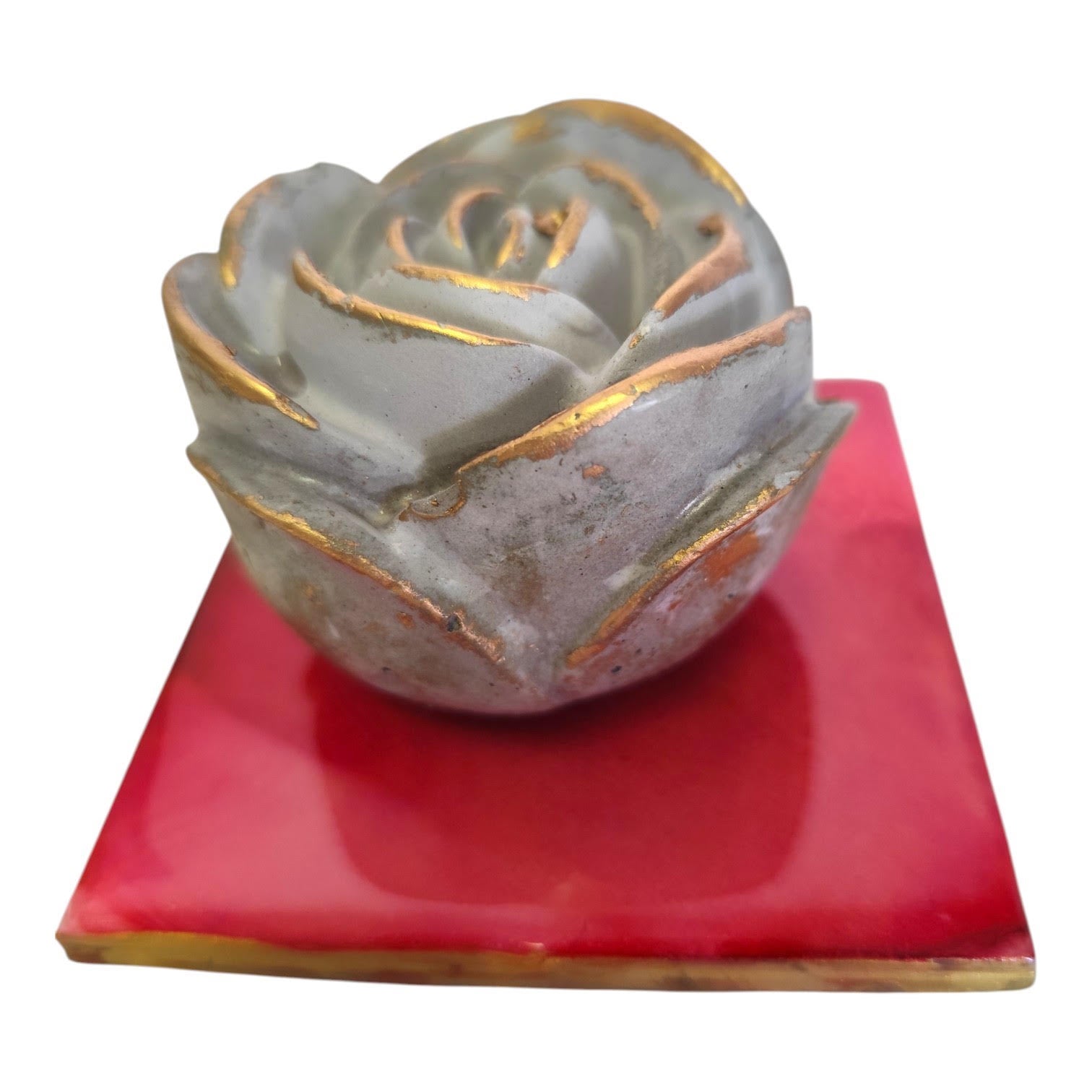 Handmade Boho Aroma Stone & Art Coaster Set