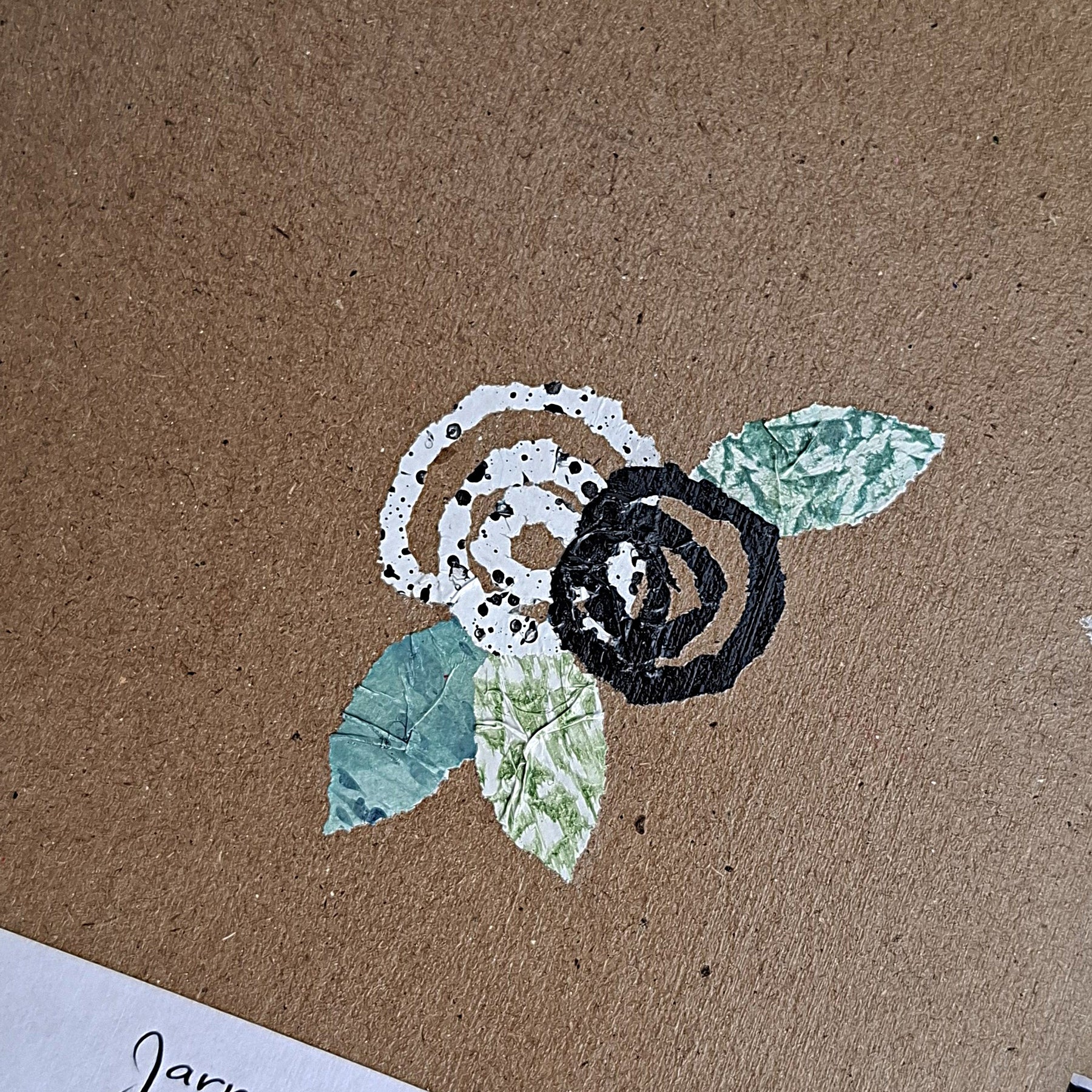 Hand Decorated A5 Notebook - Design 2