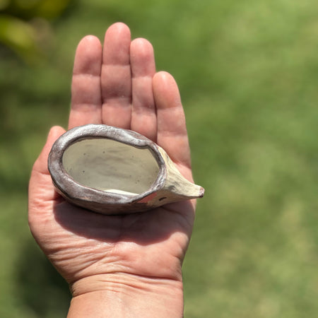 Ceramic Hedgehog  - Pot