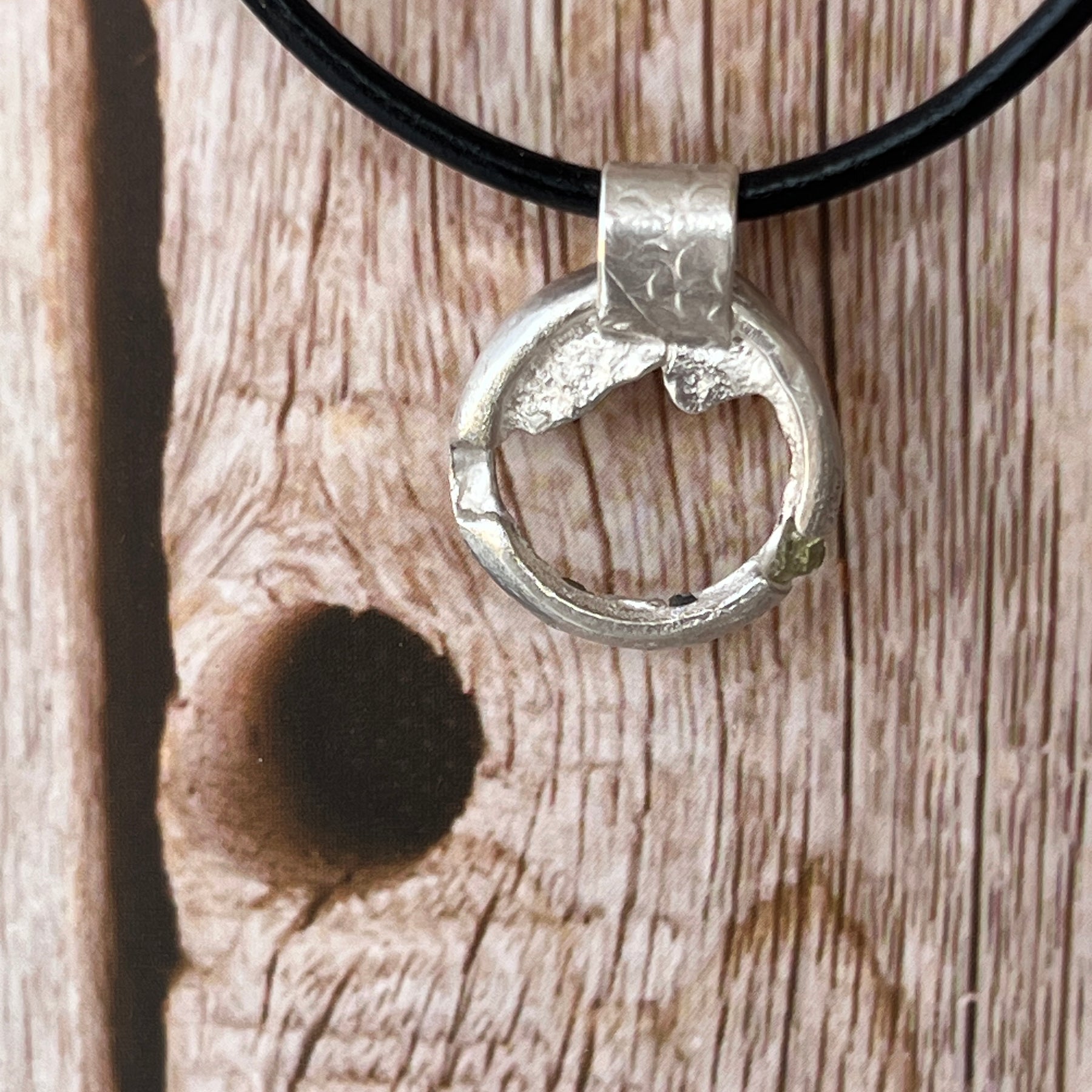 “Winton” Sterling Silver Pendant with Sapphires