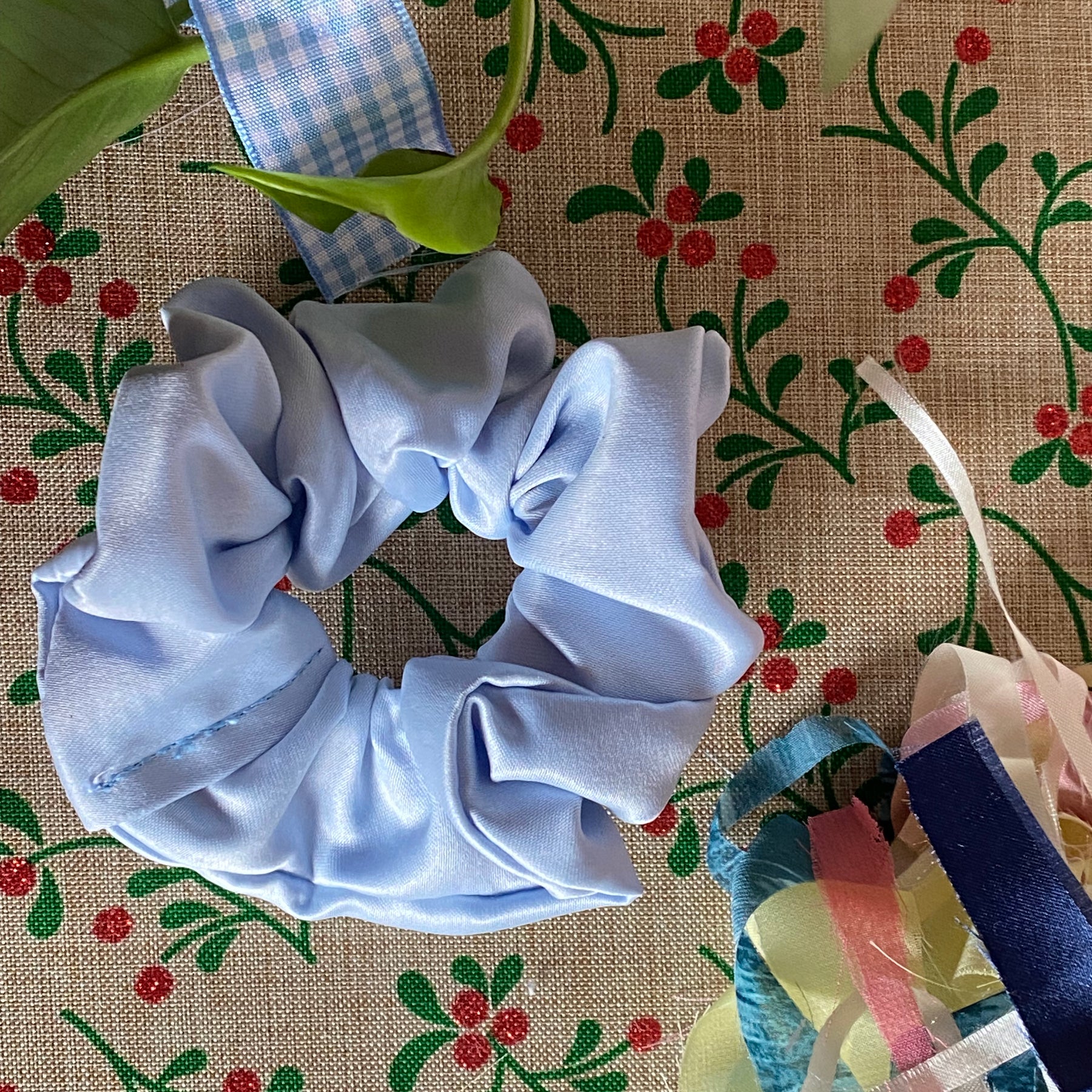 Handmade Medium Scrunchies – Satin & Crepe Hair Scrunchies