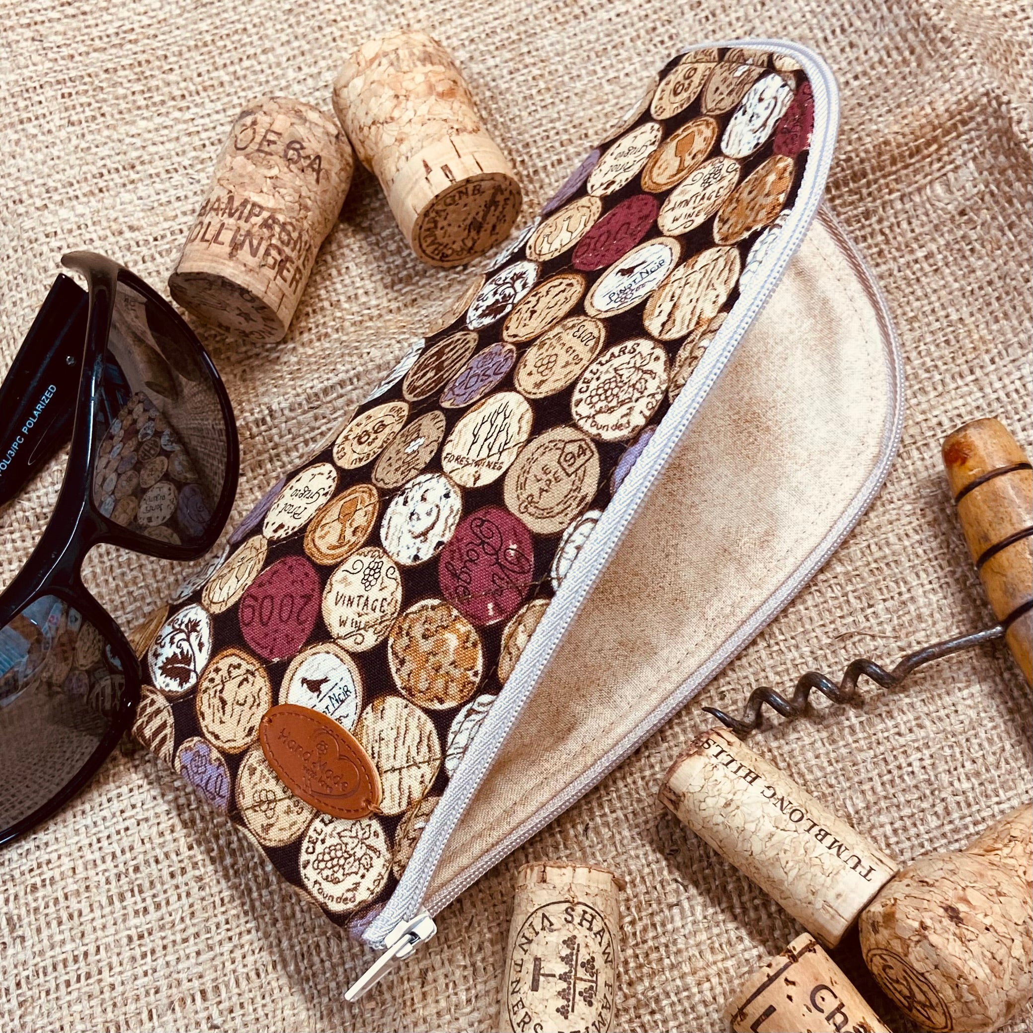 Glasses Case - Wine & Fishing Themed
