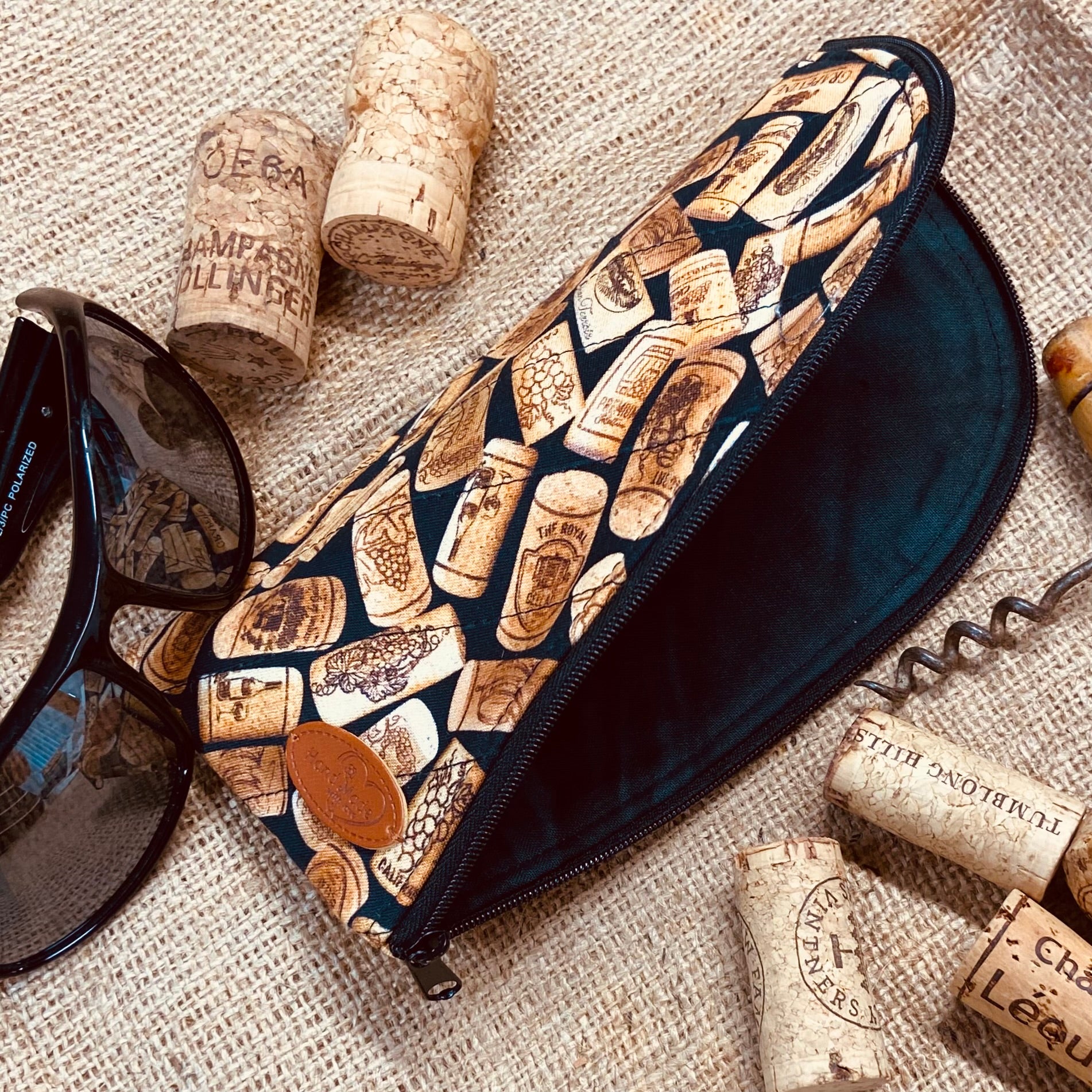 Glasses Case - Wine & Fishing Themed