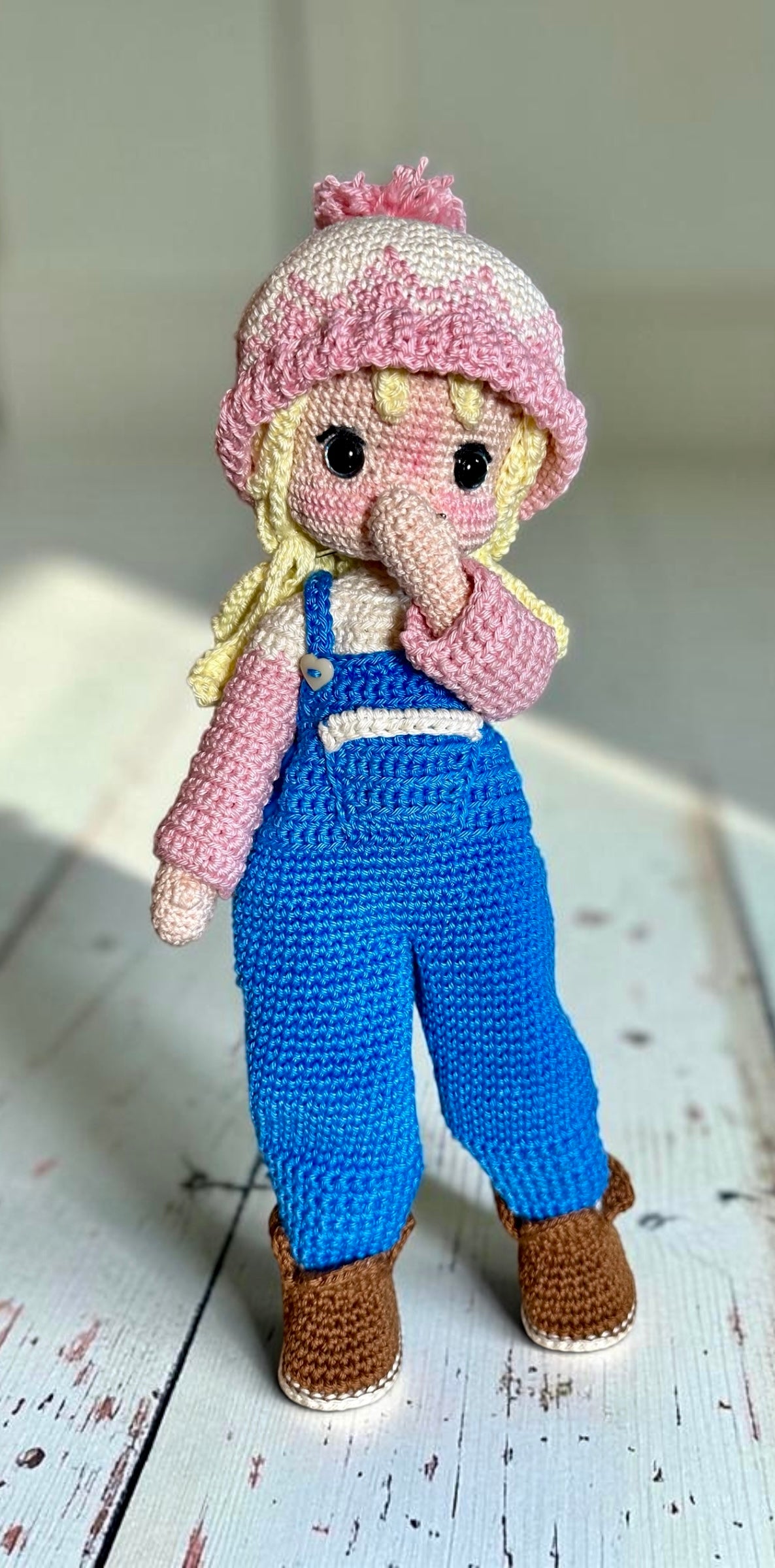 Crochet Little Girl Doll - Made to order