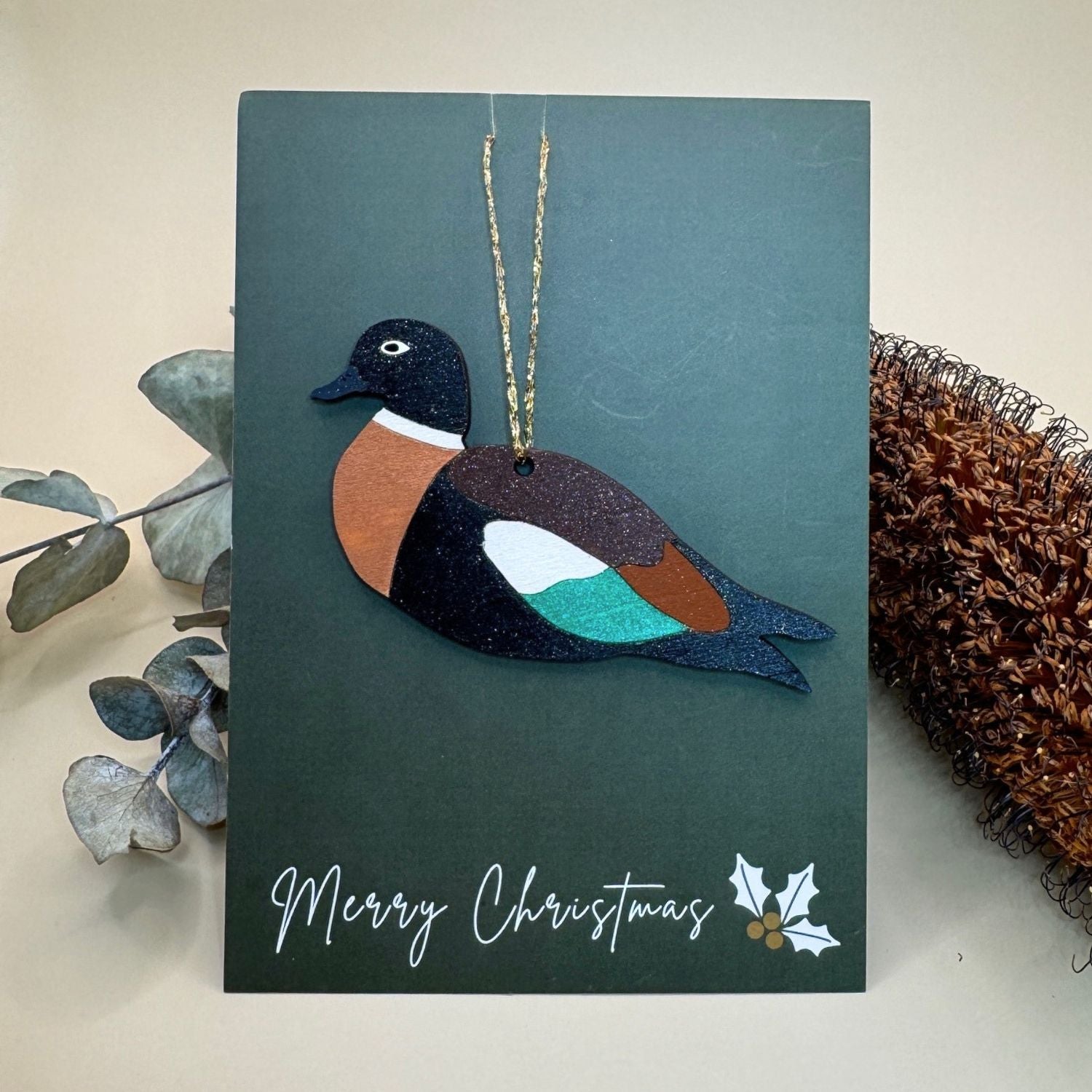 Australian Shelduck Hand Painted Christmas Decoration