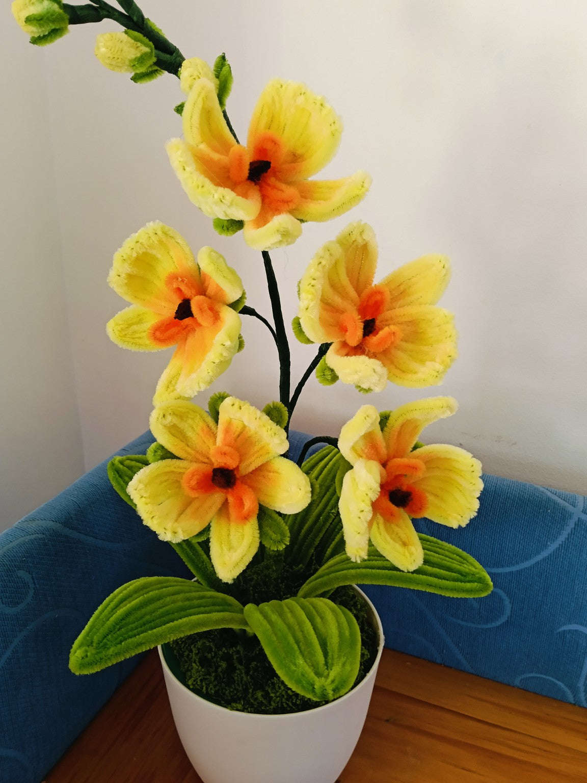 Everlasting Orchid Pot 🌸 | Orchid Flower Arrangement | Home Décor & Gift