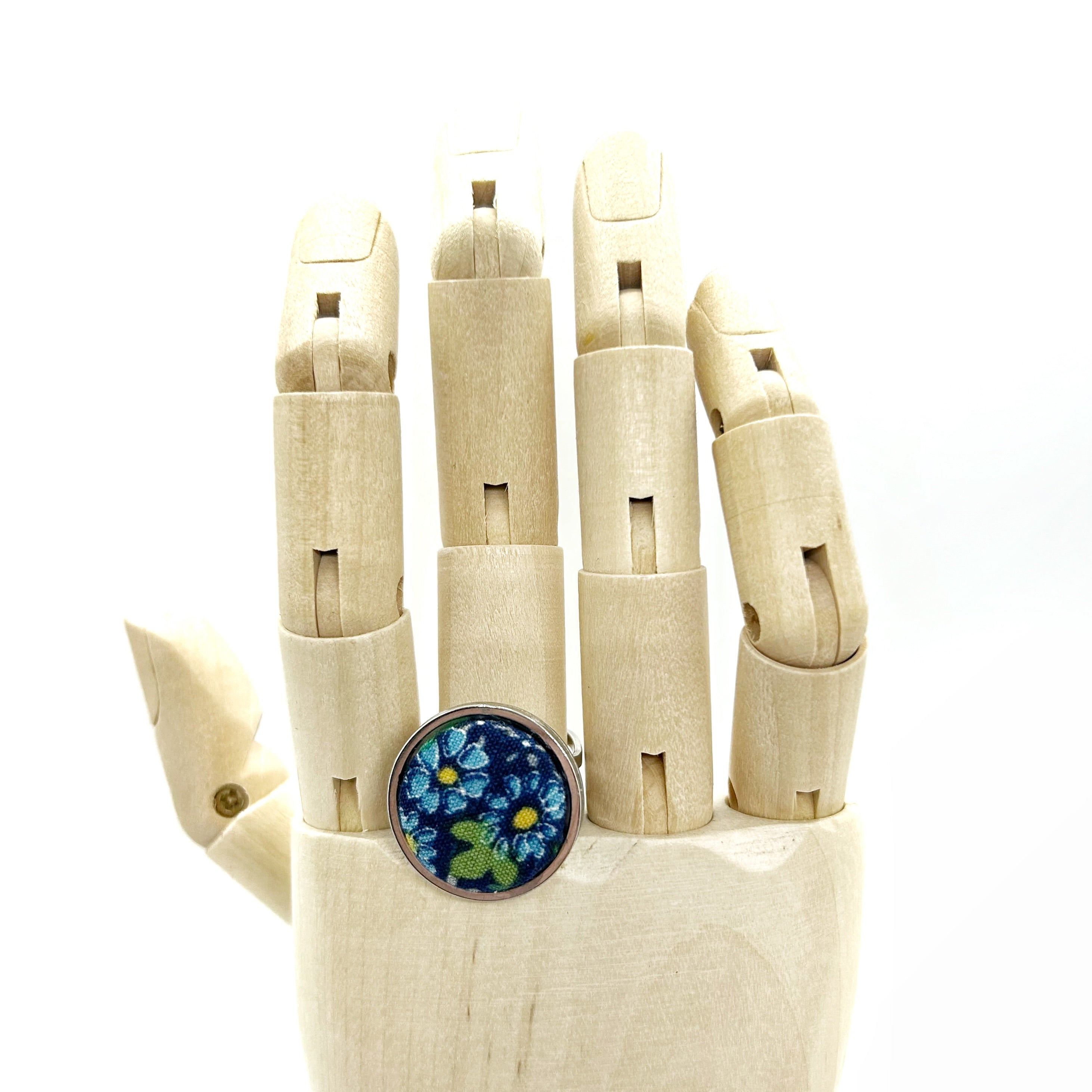 Kimono Ring - Adjustable Blue
