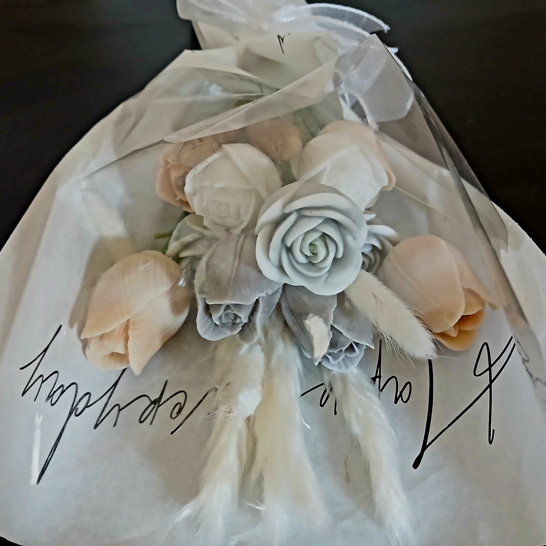 Hand Held Bouquet Sea Salt & Driftwood