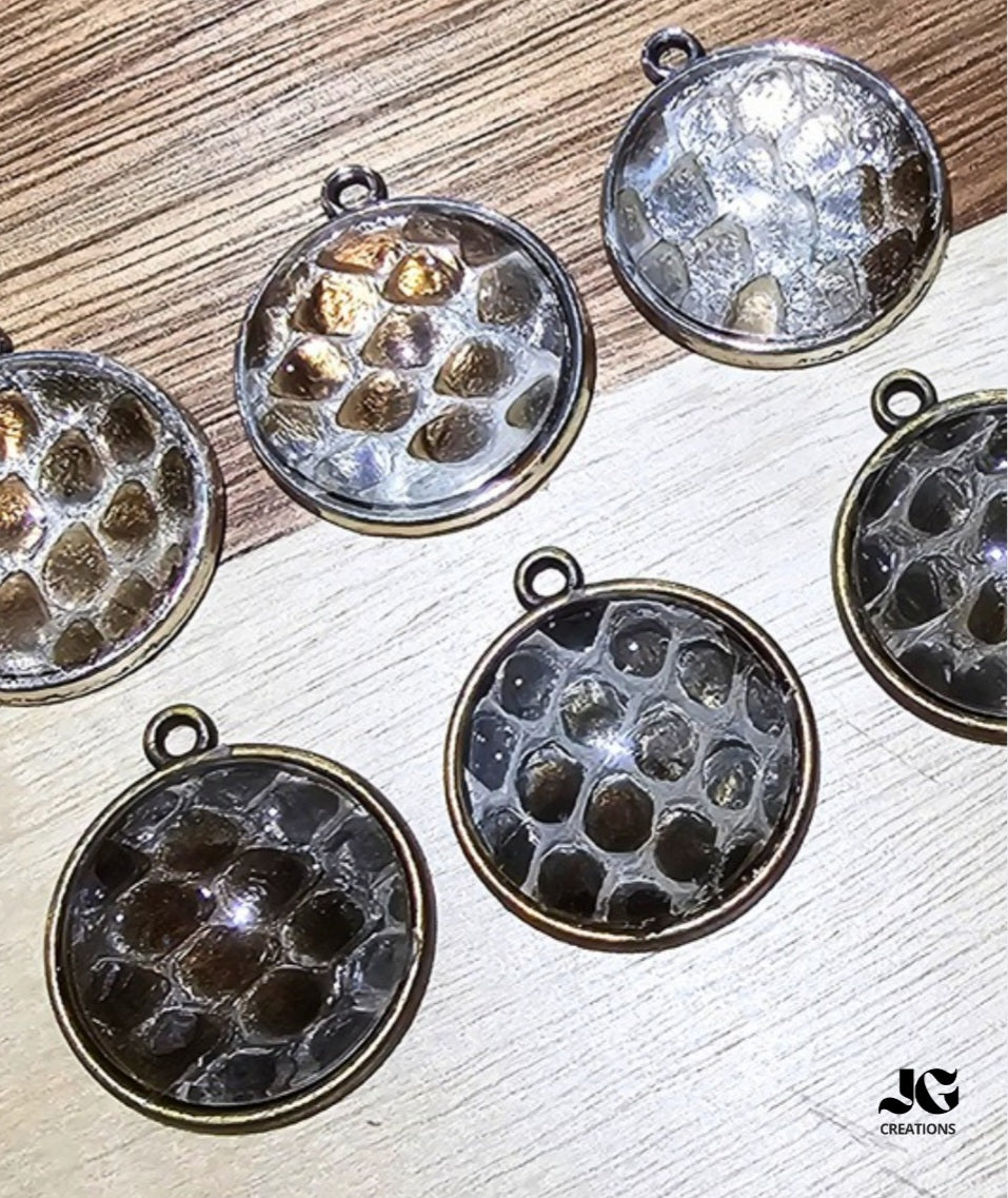 Natural Snakeskin Pendant Necklace - Earthy Handcrafted Gift