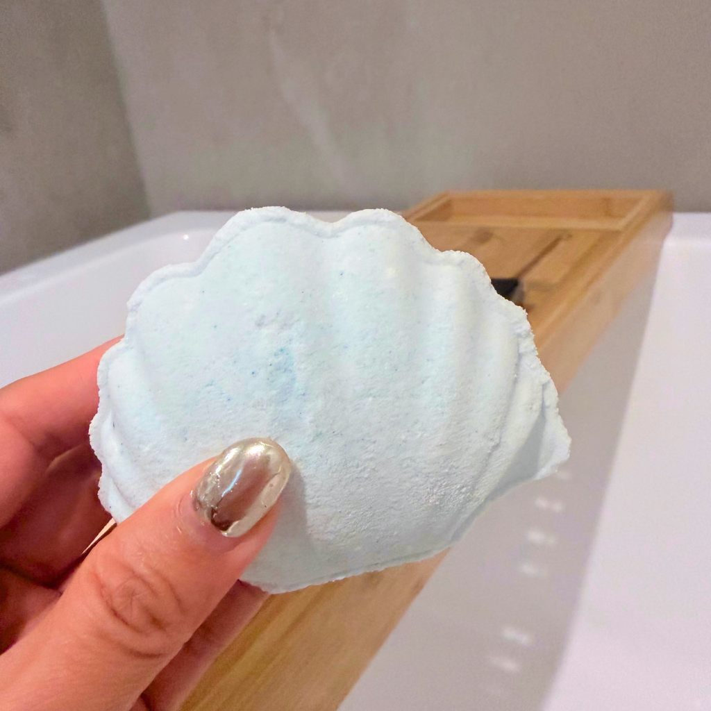 Bath Bomb Shell Trio | 3 Large Coastal Bath Bombs