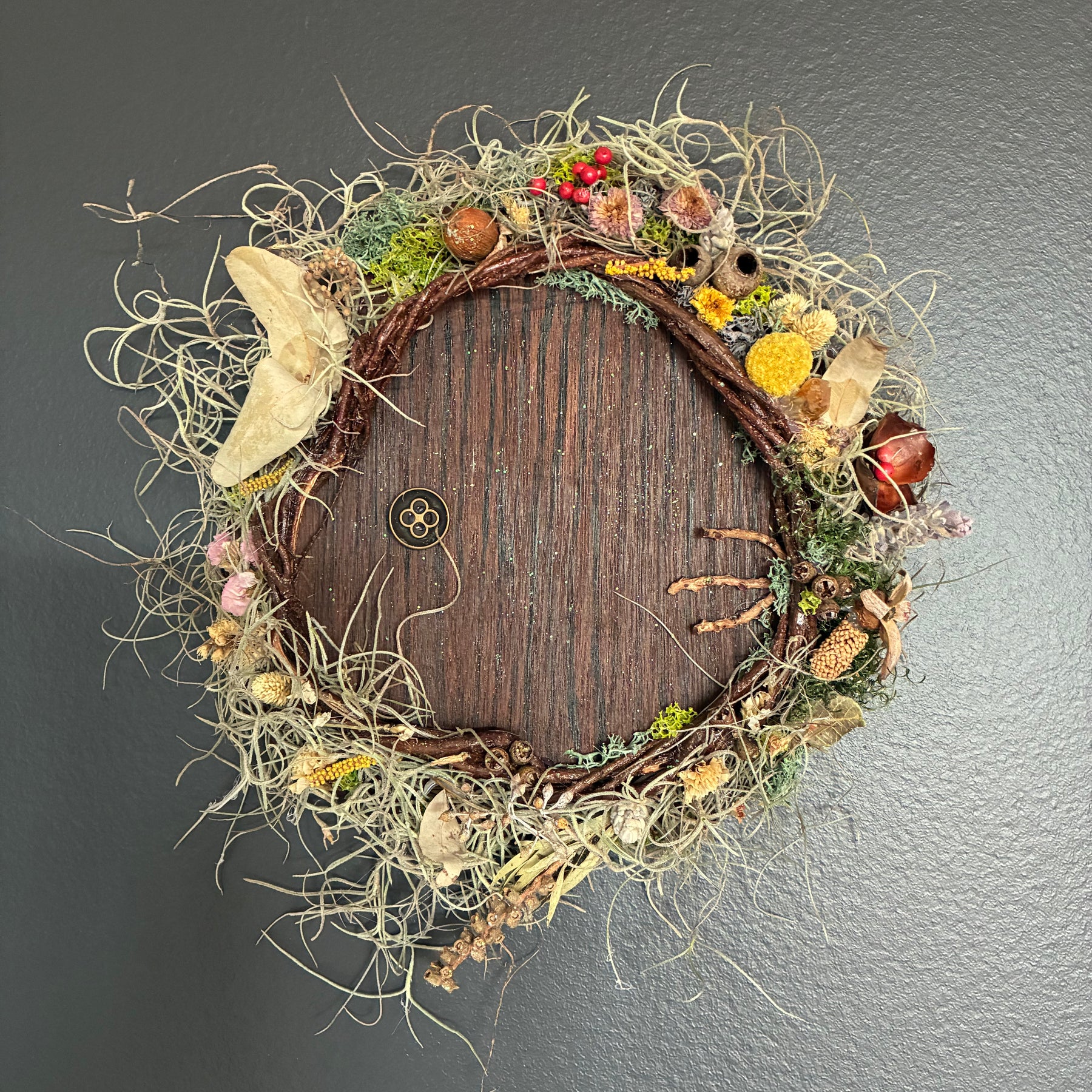 Wreath - Hobbit Faery Door (Brown)