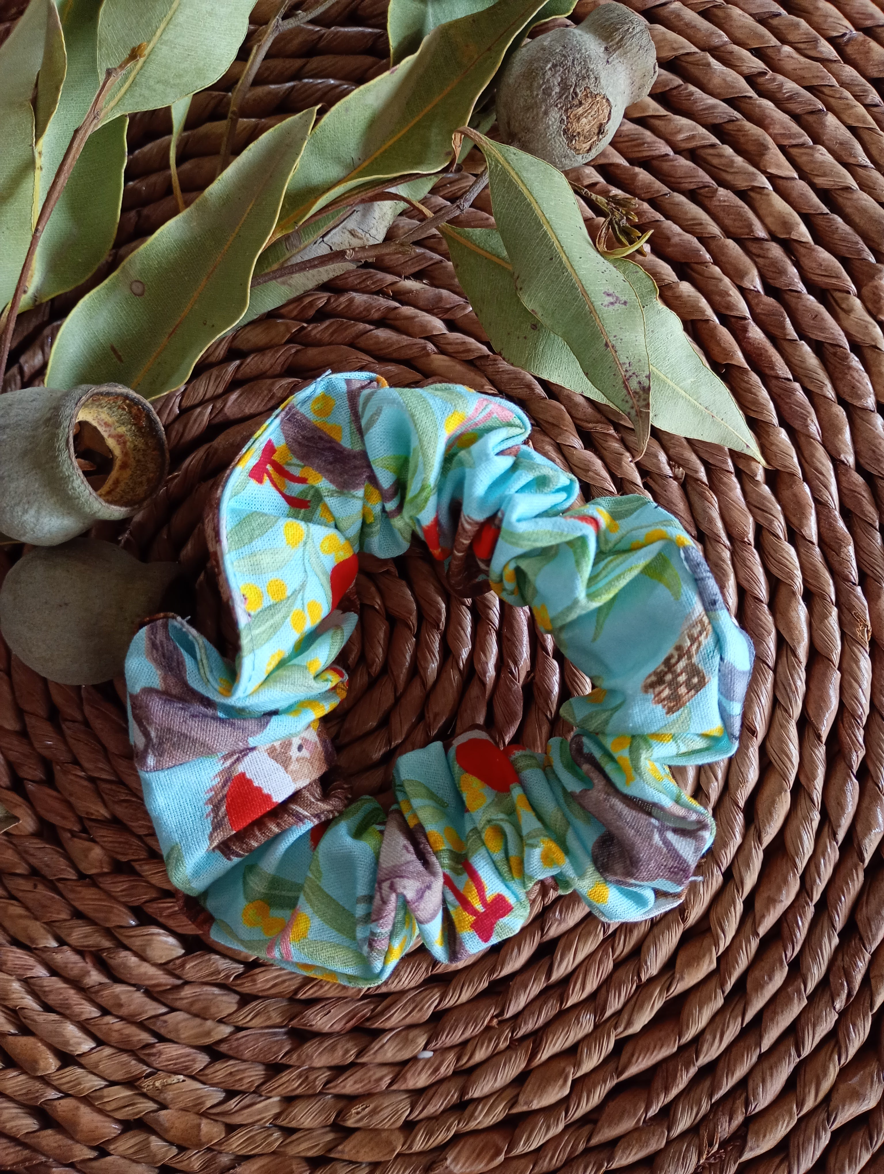 Christmas Hair Scrunchies (Assorted Fabrics)