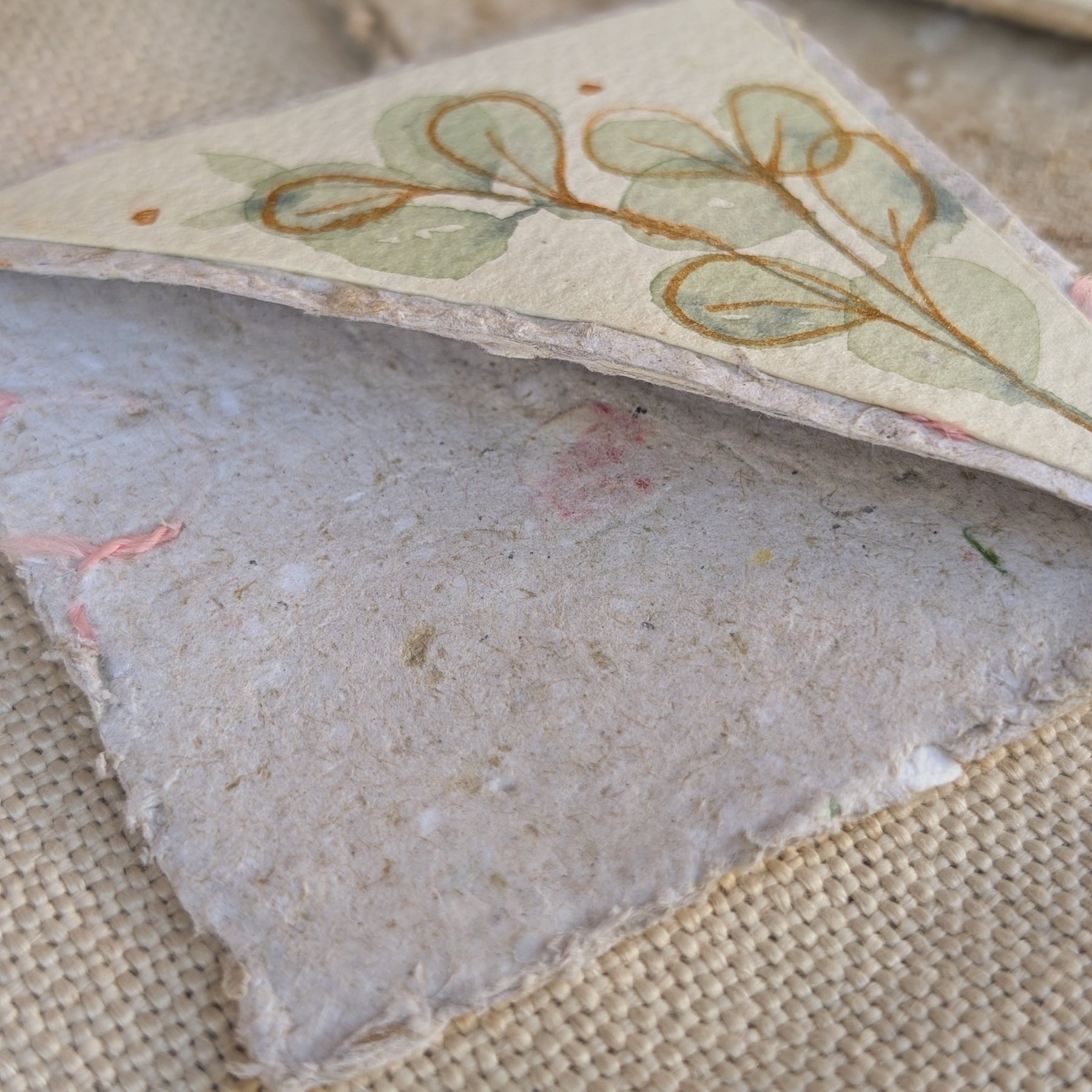 Botanical Bookmark Gift Set – Handmade Watercolour Corner Bookmarks – Eco Friendly Gift for Book Lovers Australia