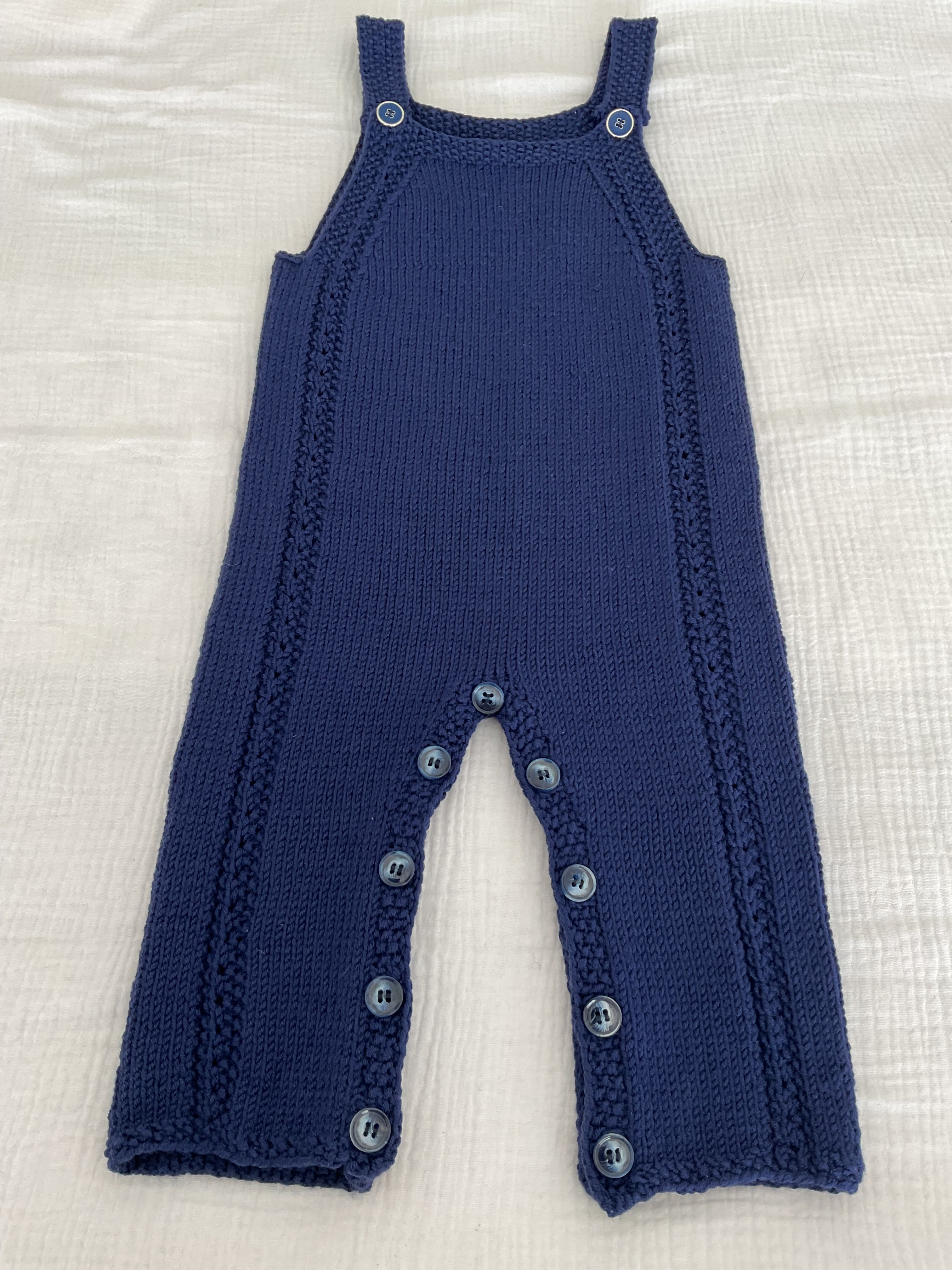 Navy Overall, 6-12months