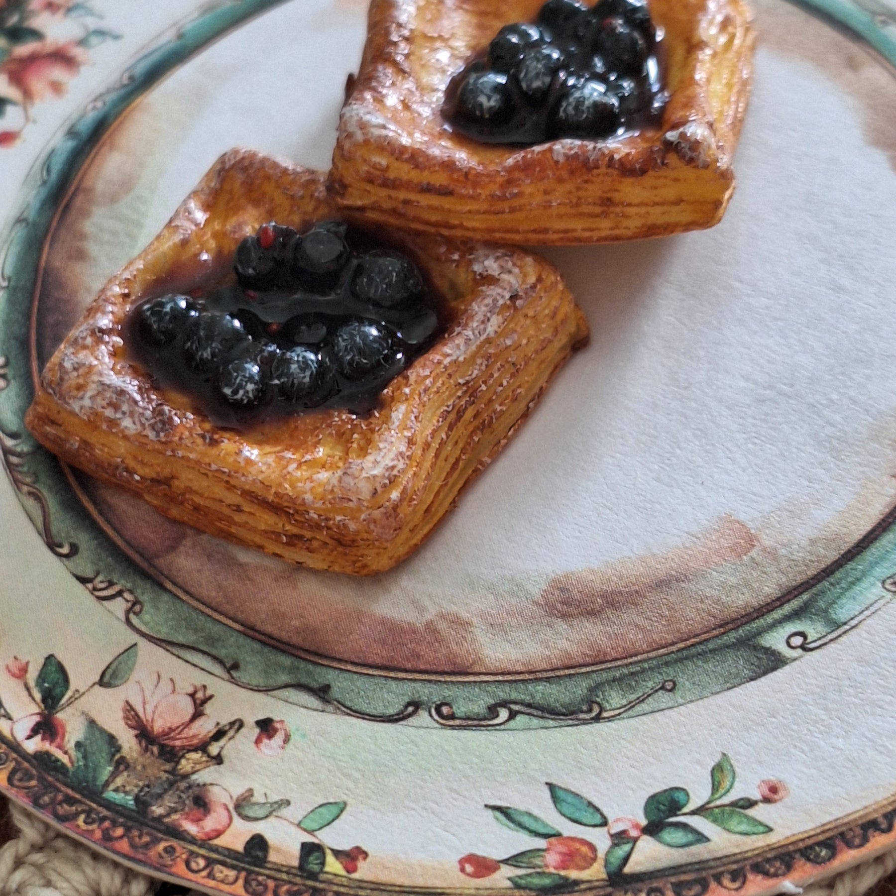 Single Blueberry Danish Pastry