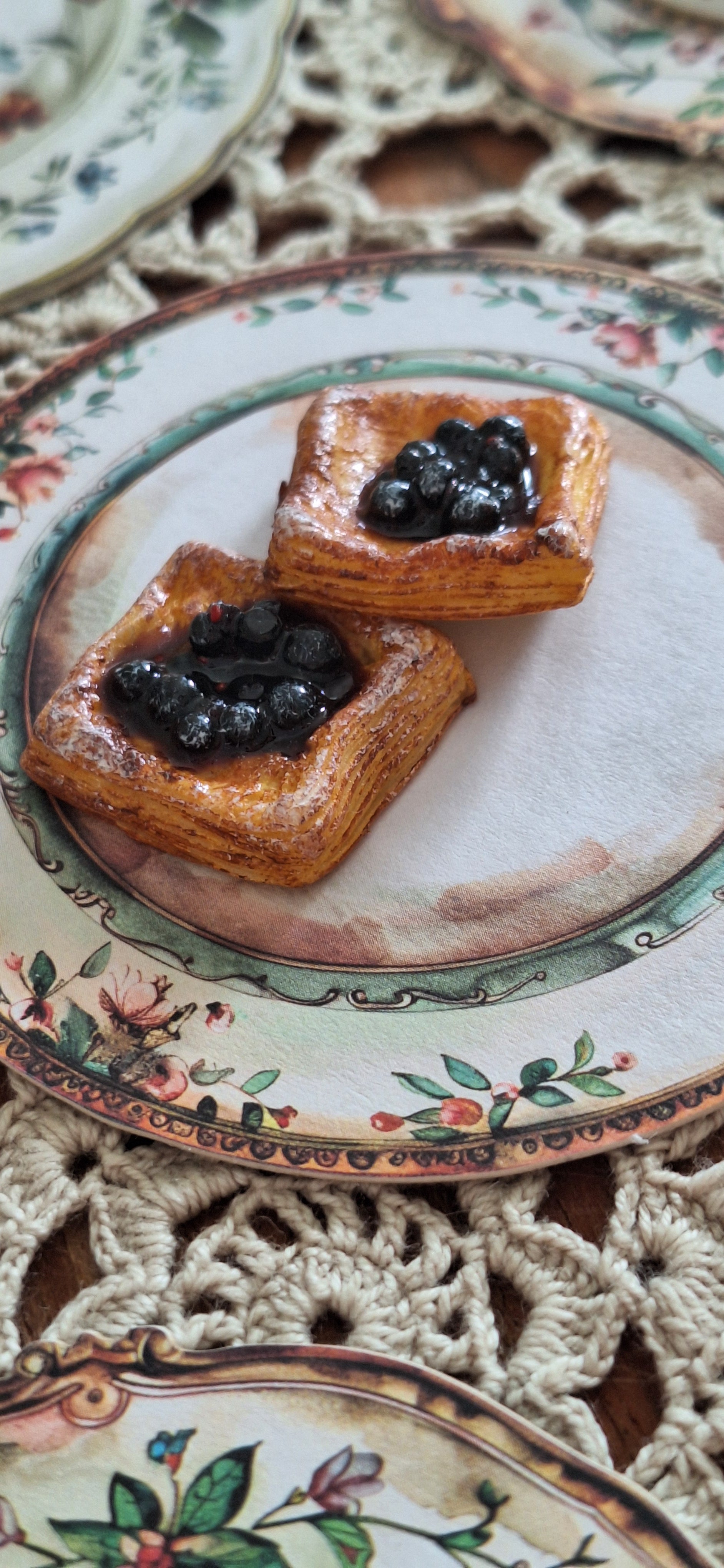 Single Blueberry Danish Pastry
