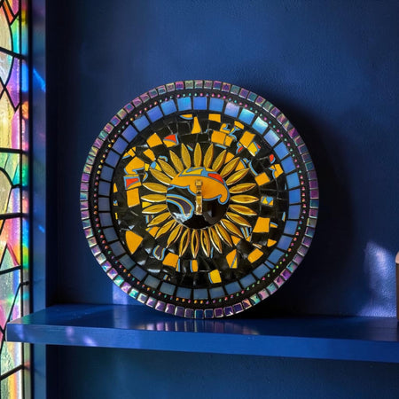 Mosaic Bee Bath.