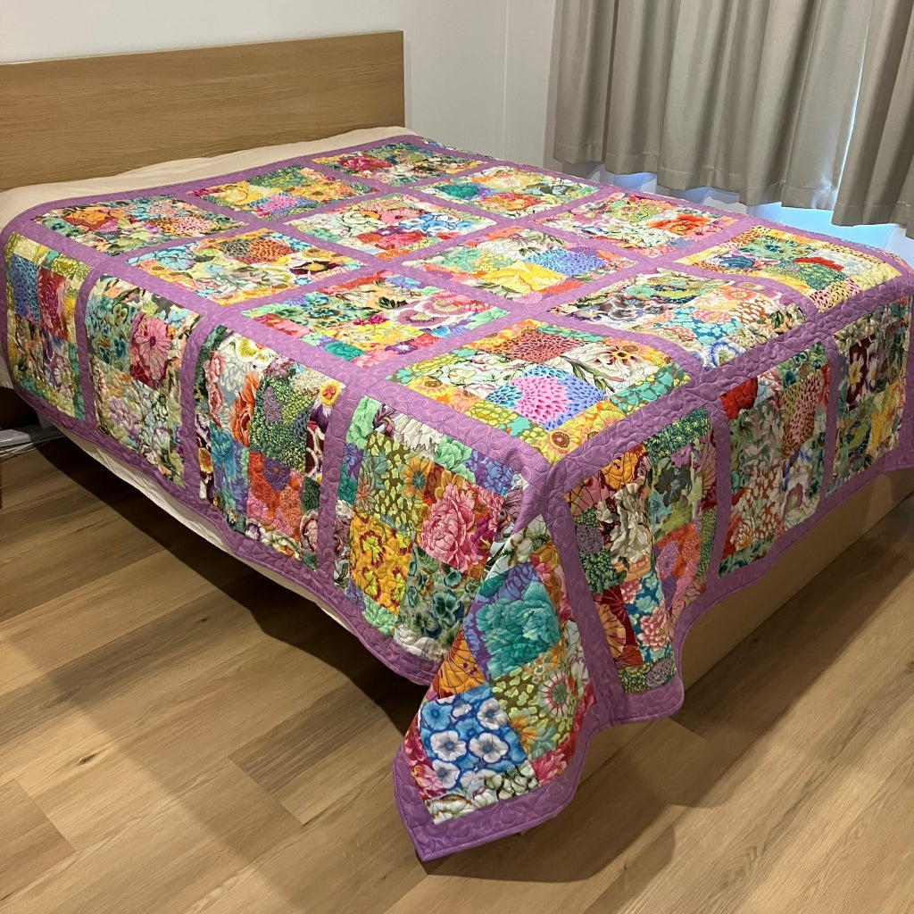 patchwork quilt handmade Australia - Kaffe Fassett fabrics