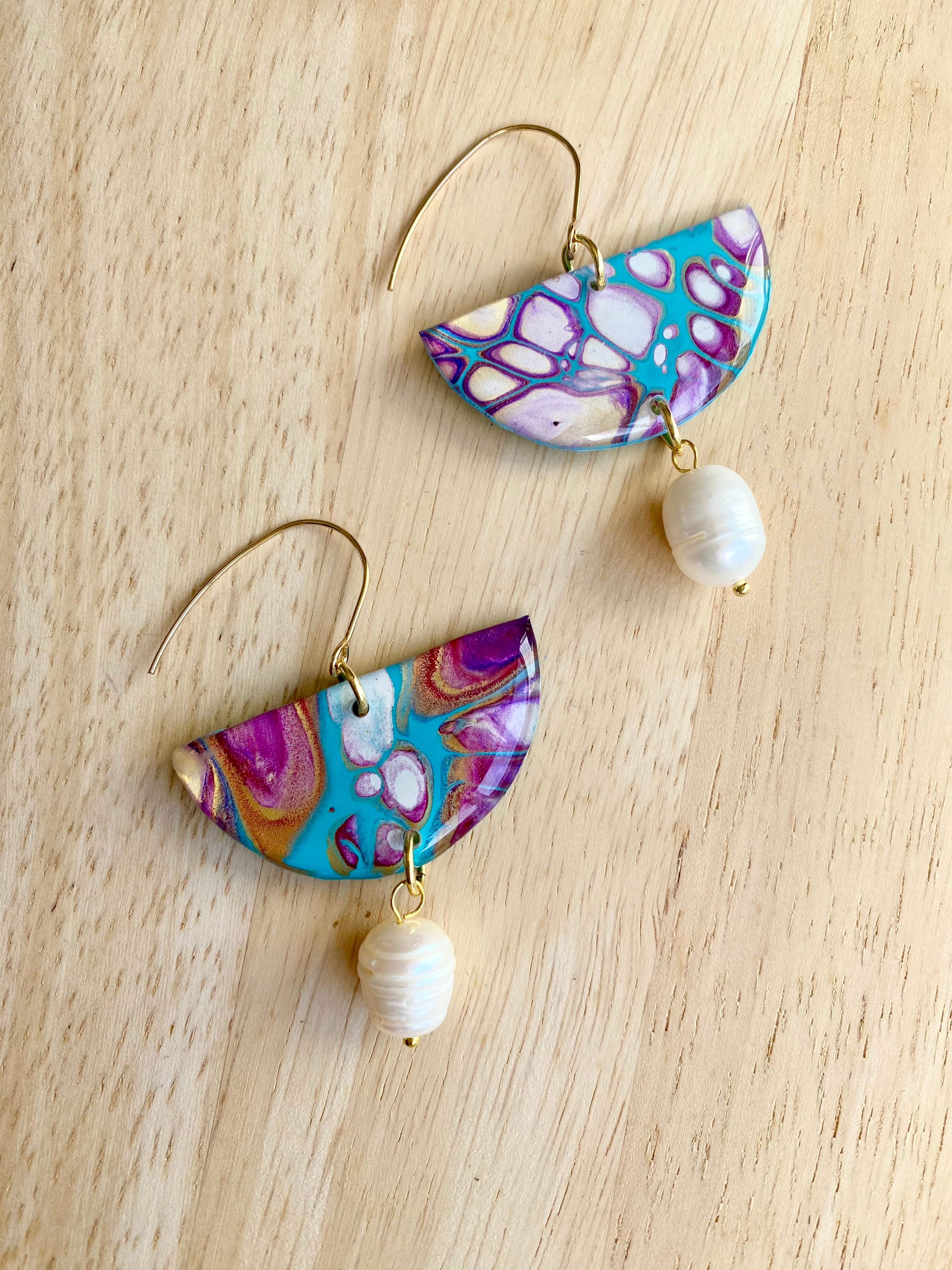 Artisan Unique Colourful Lightweight Earrings