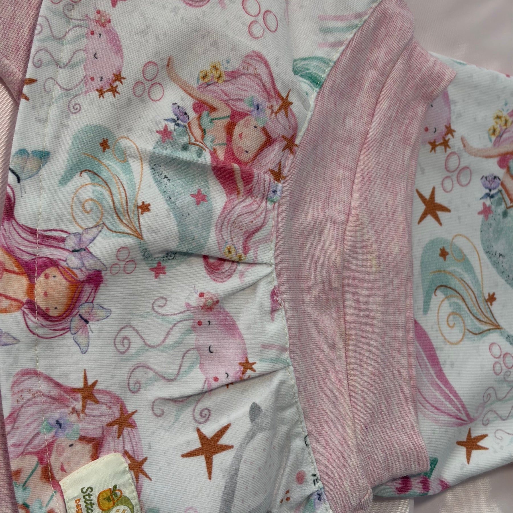 Littlest Mermaid All in one Leggings with Long Sleeve Tee