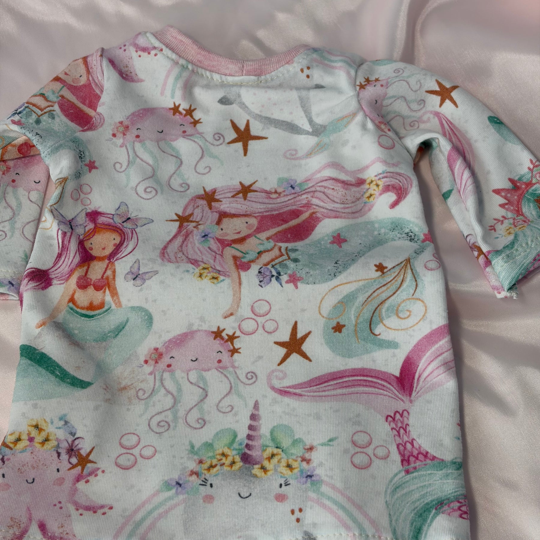 Littlest Mermaid All in one Leggings with Long Sleeve Tee