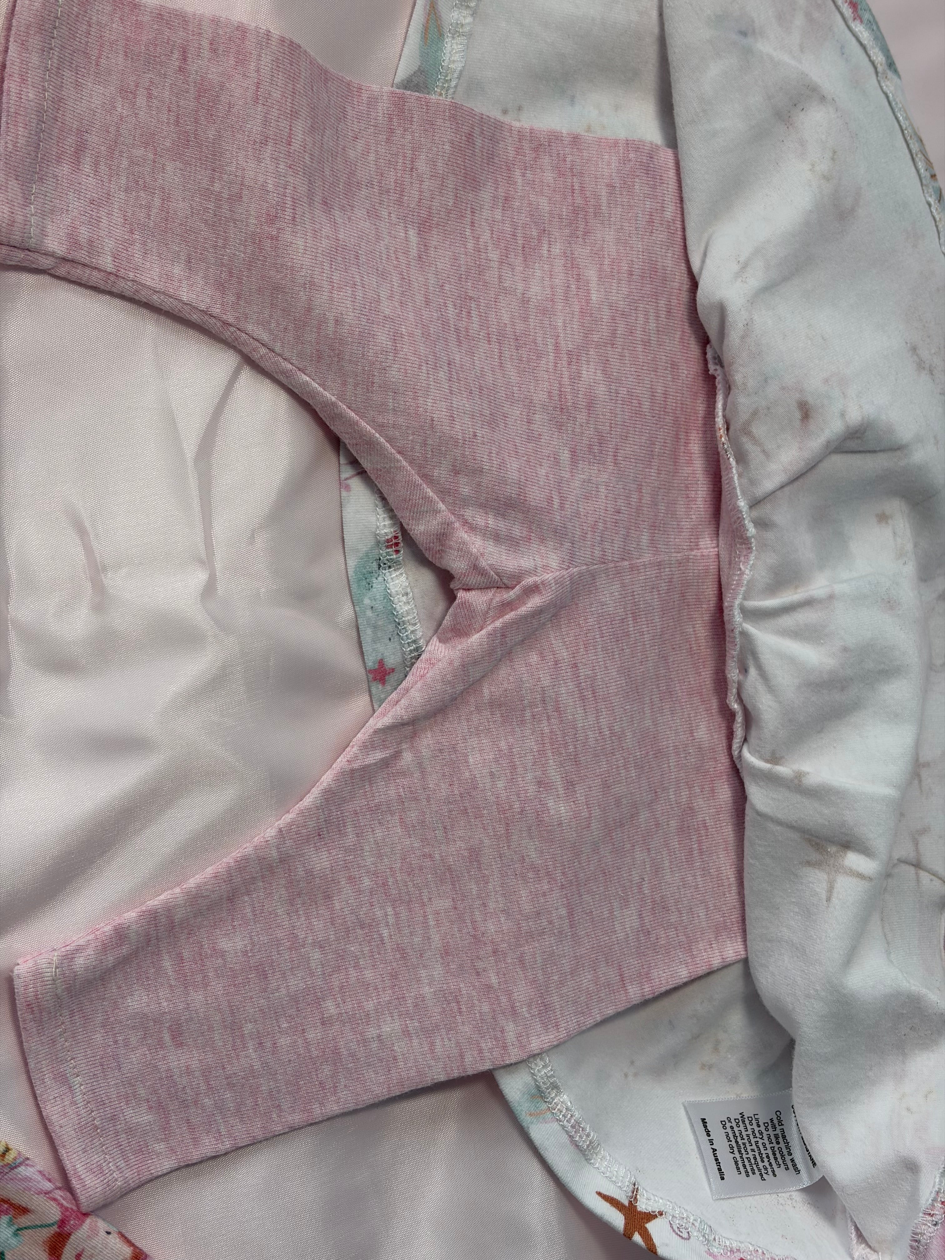 Littlest Mermaid All in one Leggings with Long Sleeve Tee