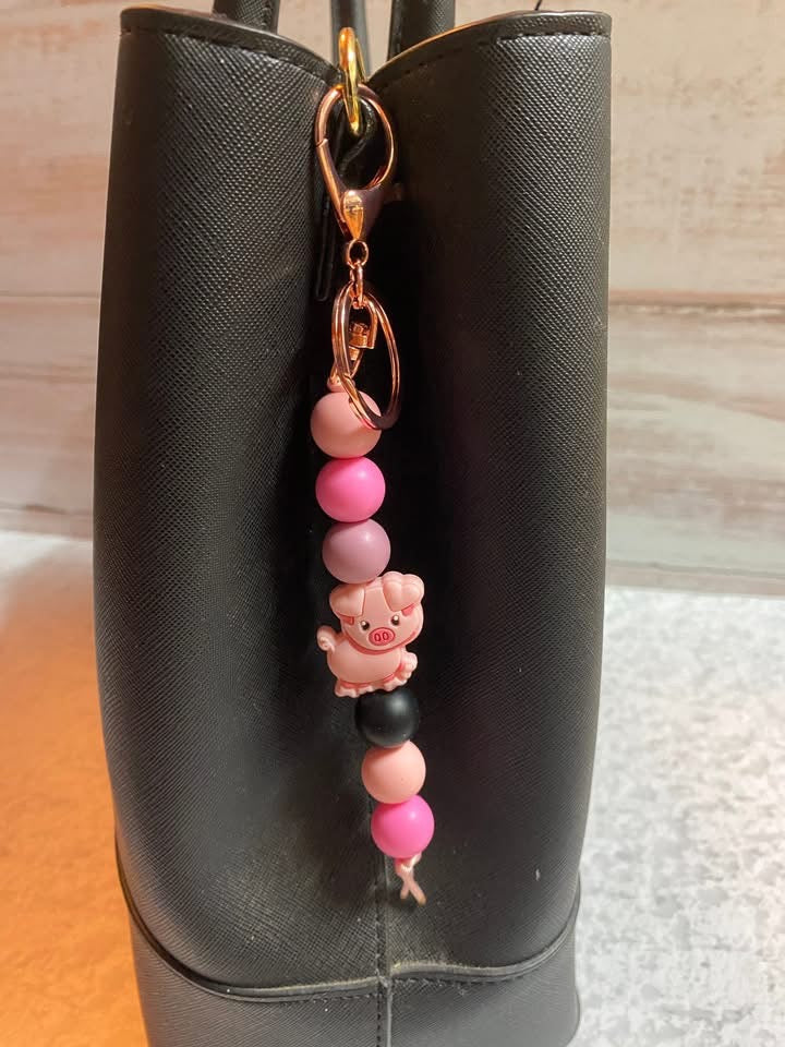 Farm Animal Silicone Keyrings