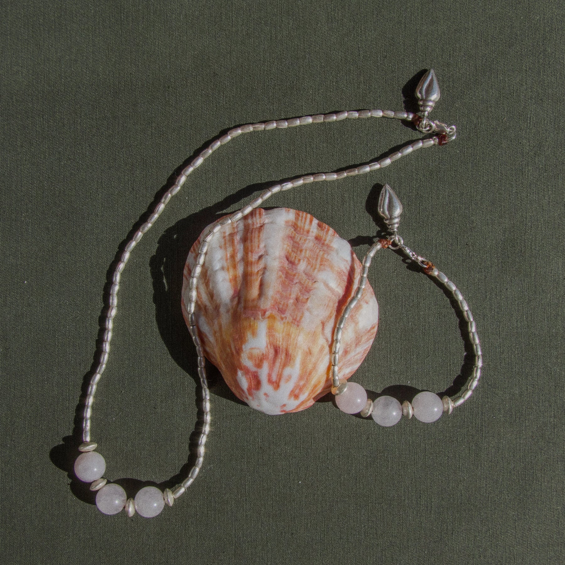 Seafoam Necklace and Bracelet Set