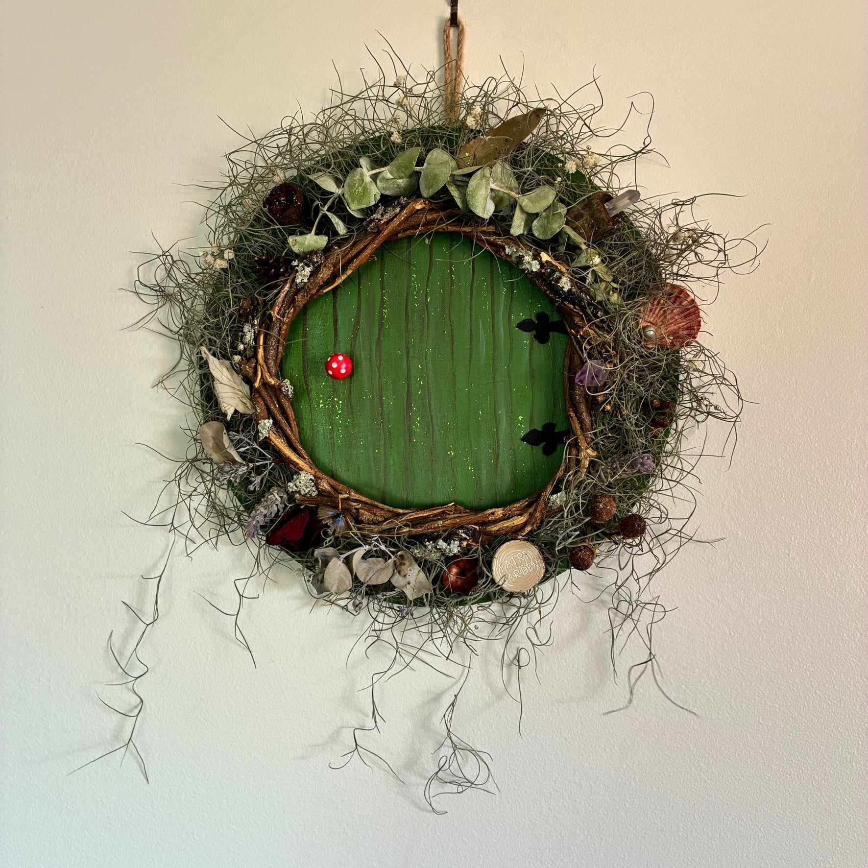 Wreath - Faery Door (Green)