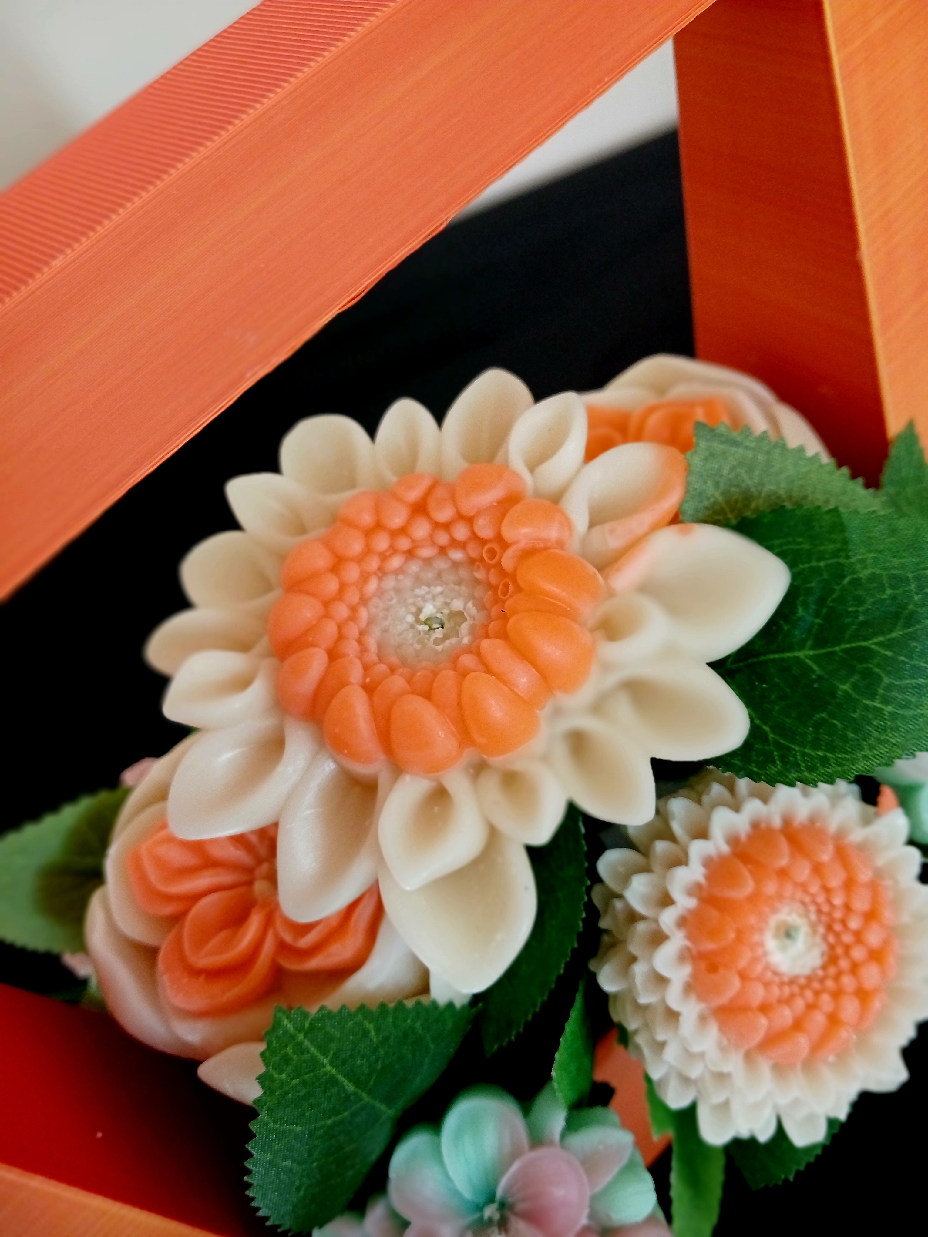Box Handle Bouquet Japanese Cherry Blossom