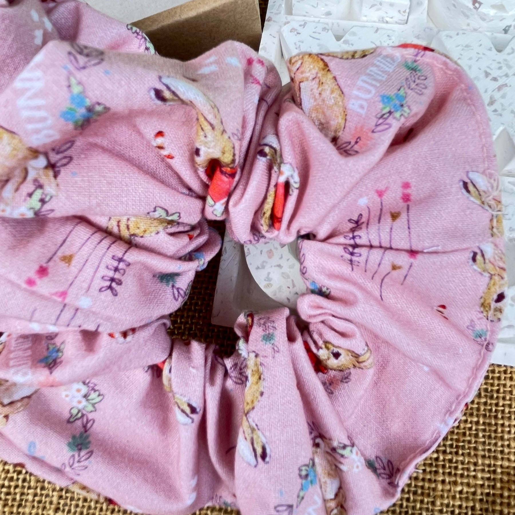 Handmade Bunny Scrunchies | Hair accessory |Whimsical
