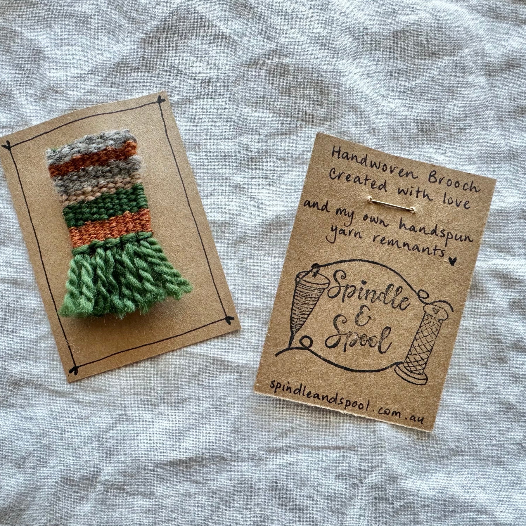 Handwoven Brooches or Shawl Pins