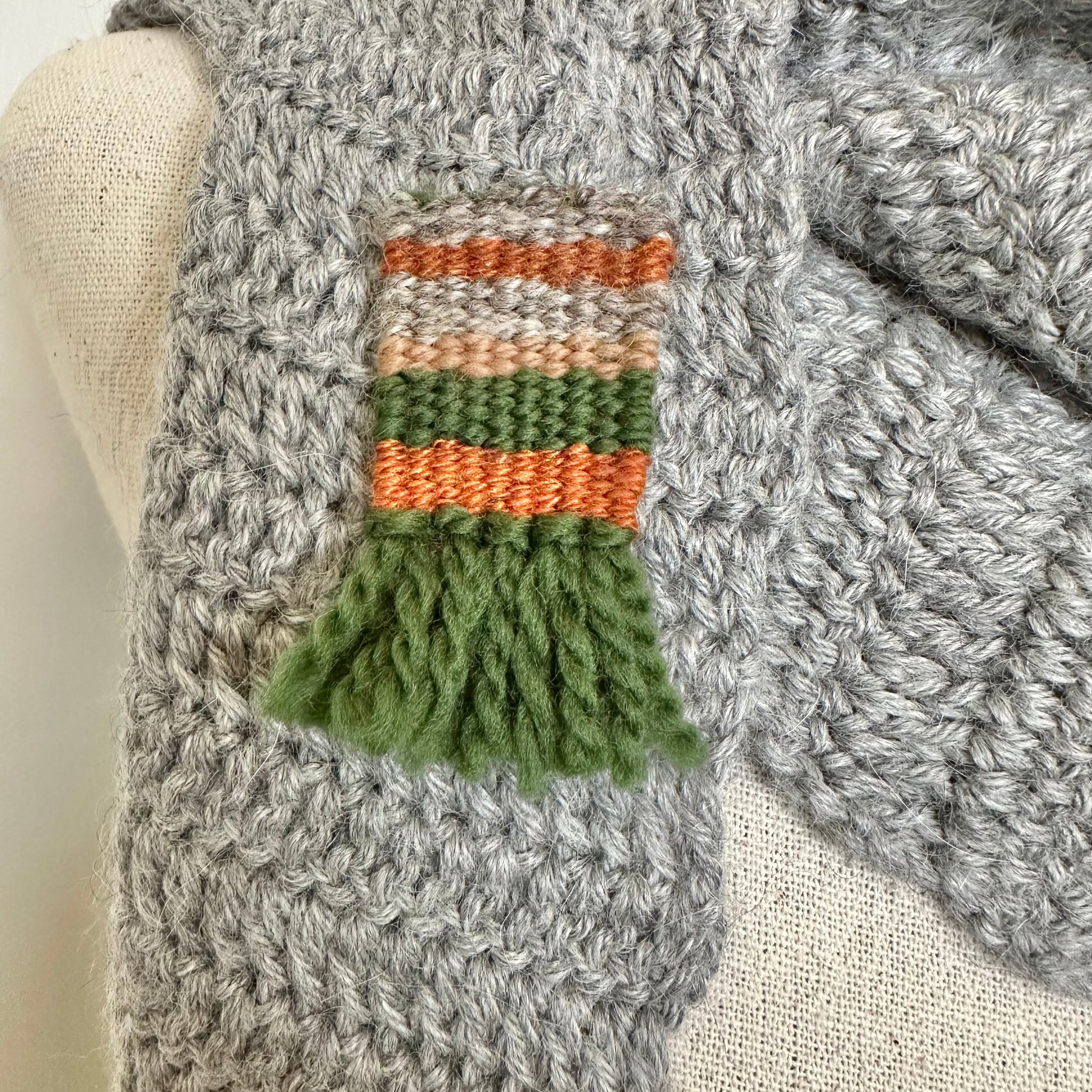 Handwoven Brooches or Shawl Pins