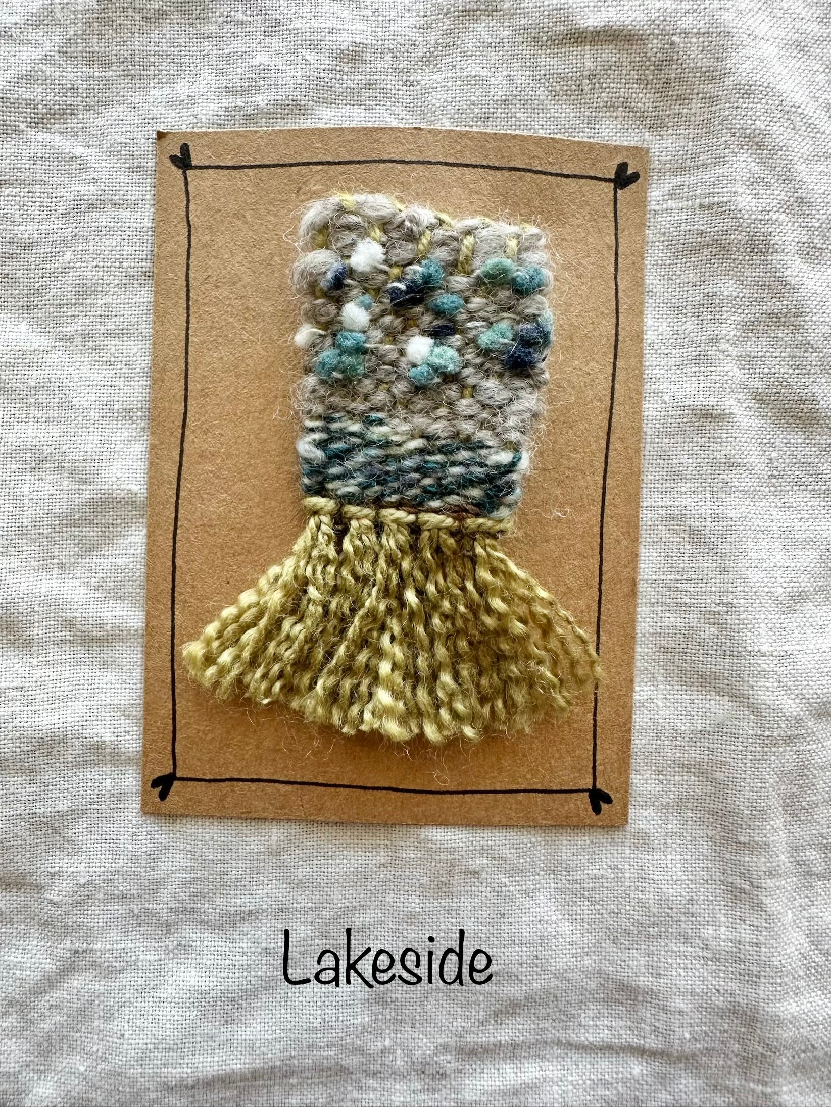 Handwoven Brooches or Shawl Pins