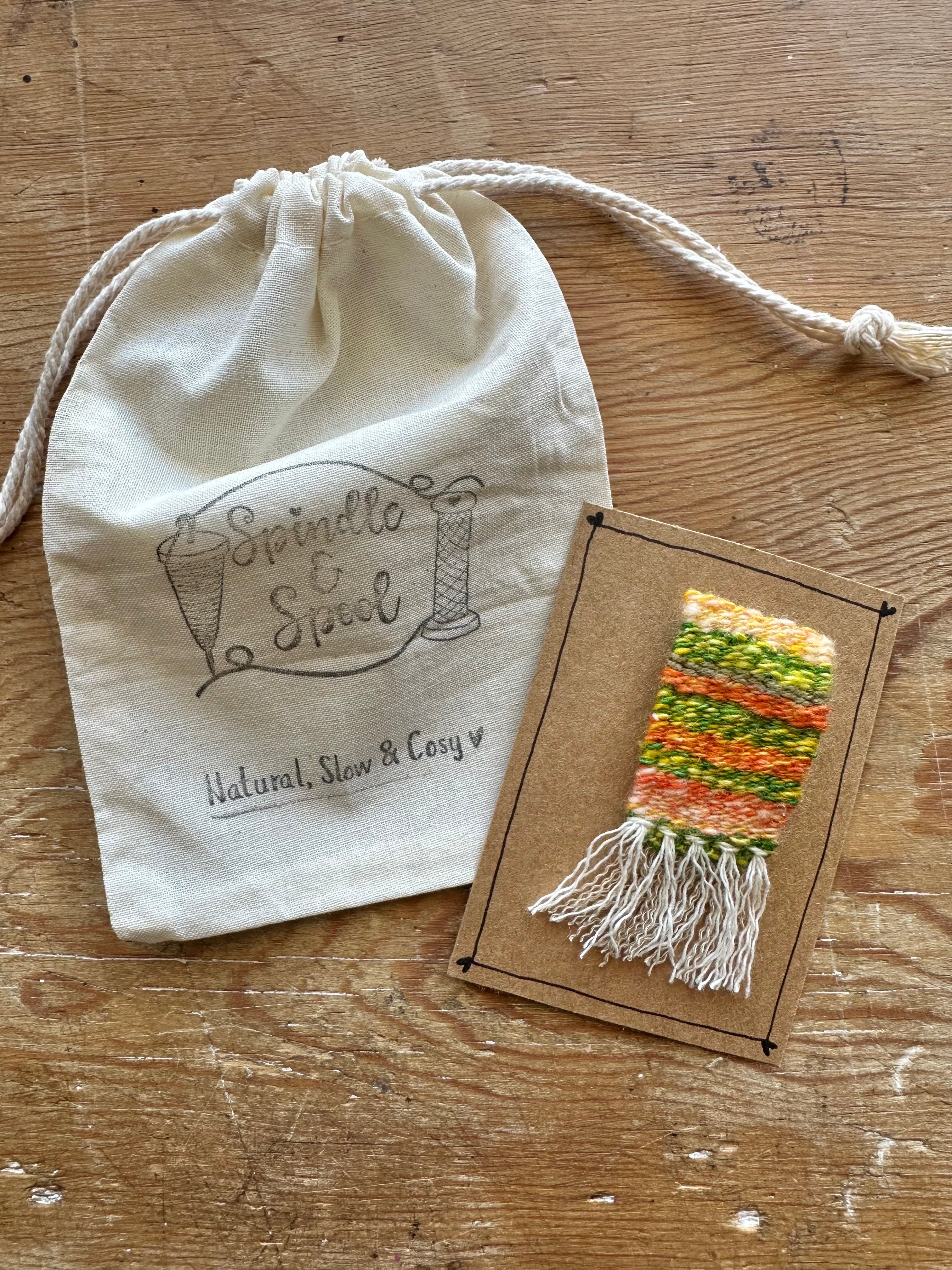 Handwoven Brooches or Shawl Pins